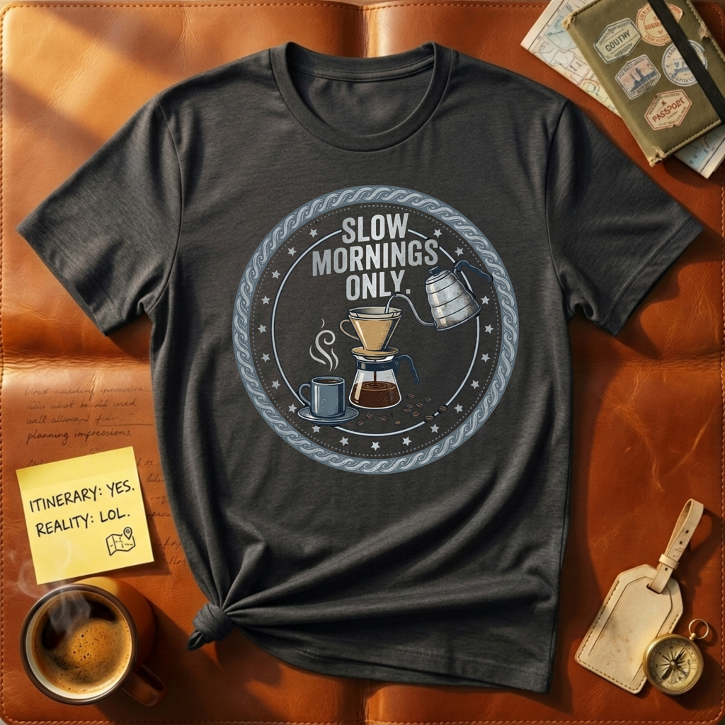 Slow Mornings Only T-Shirt
