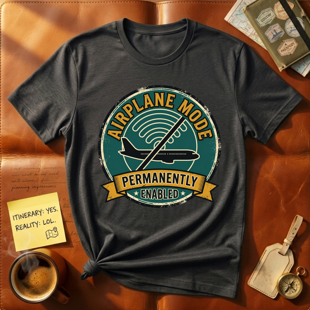 Airplane Mode Permanently On T-Shirt