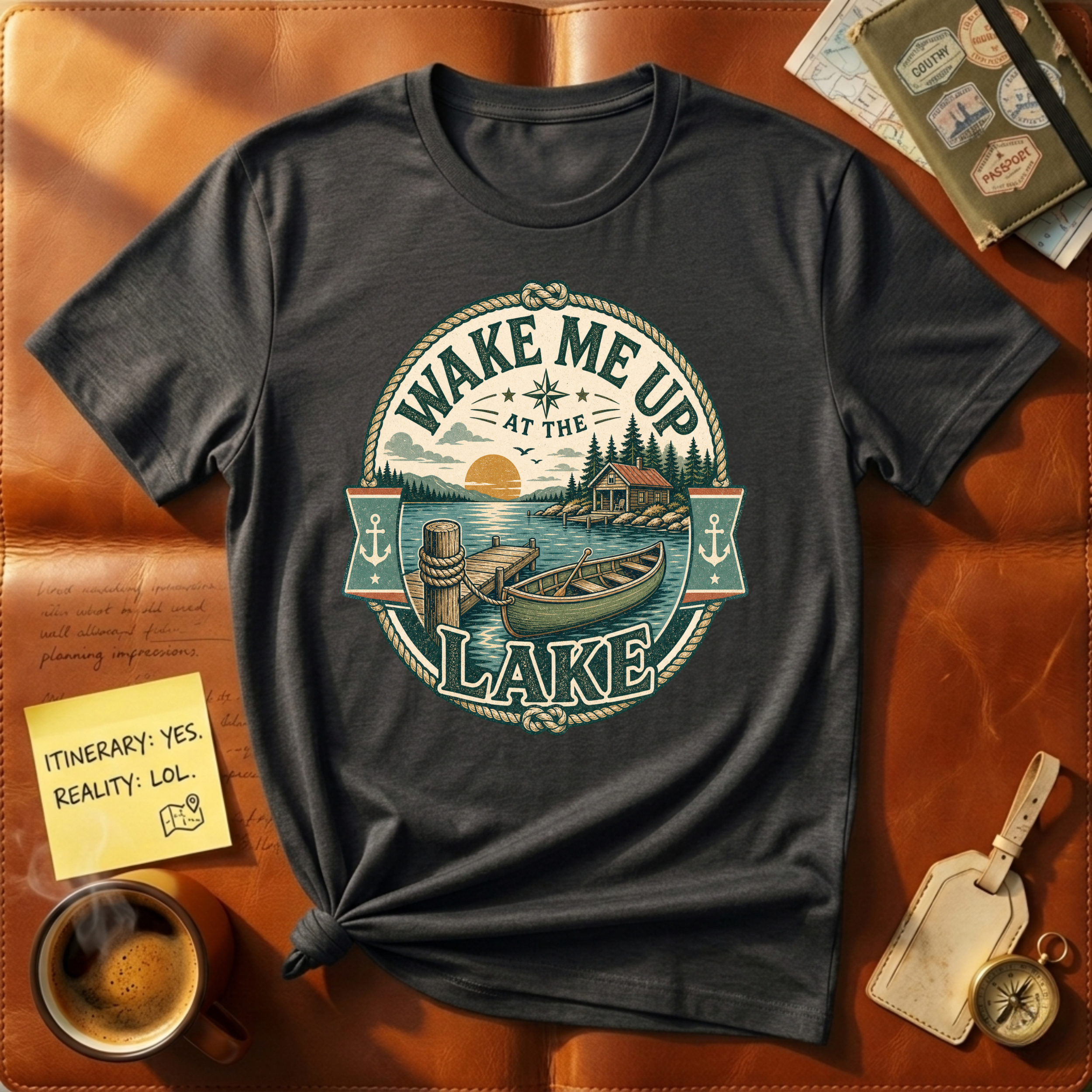 Wake Me Up At The Lake T-Shirt