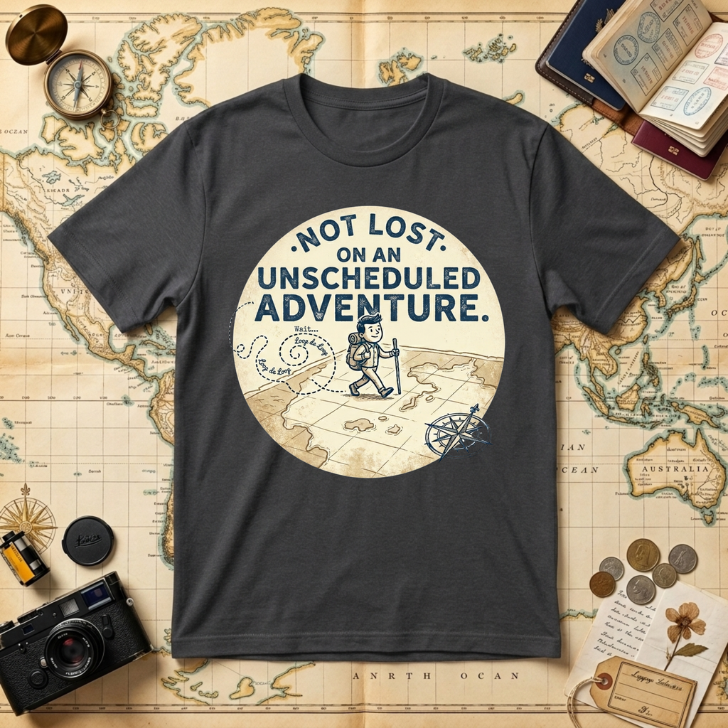 On An Unscheduled Adventure T-Shirt