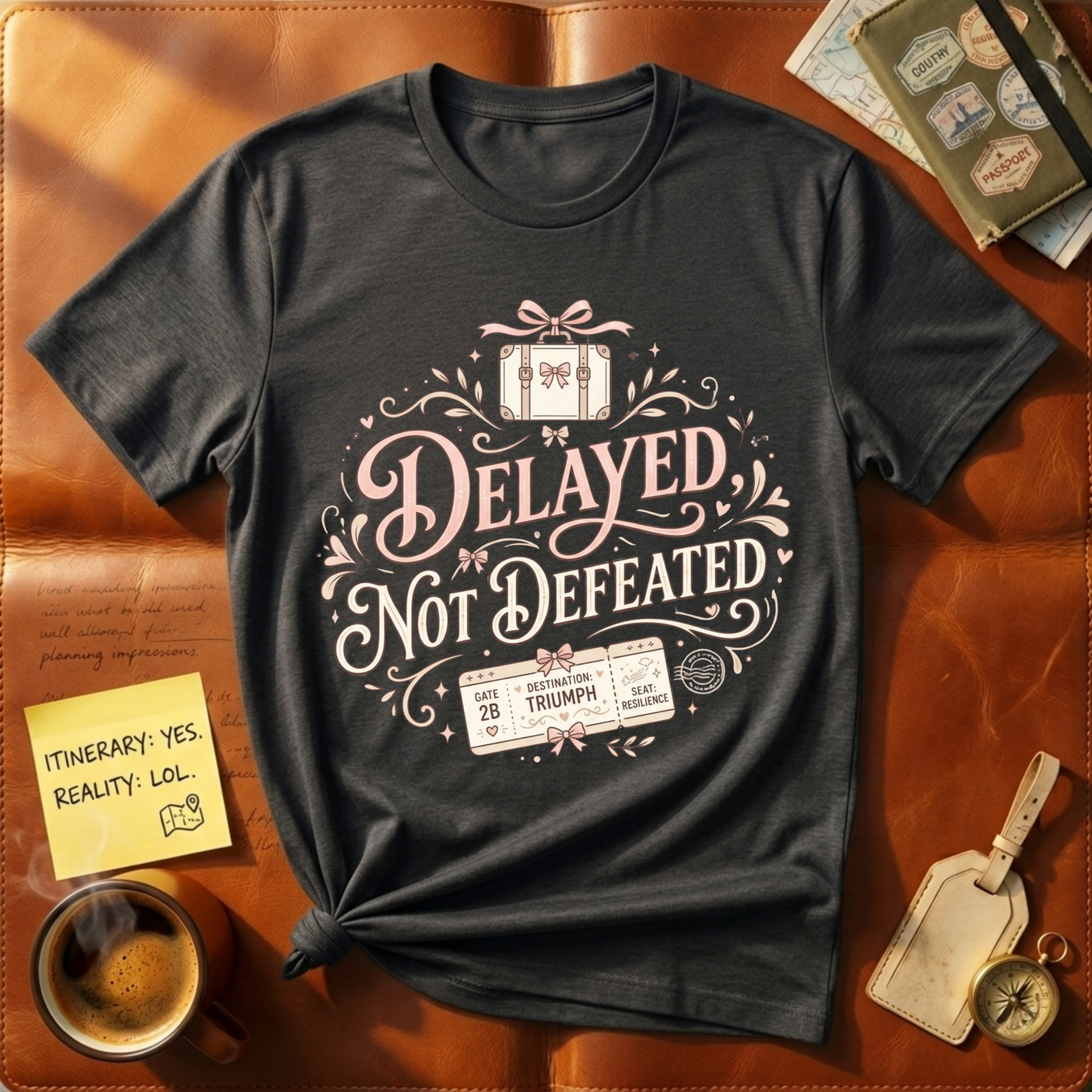 Delayed, Not Defeated T-Shirt