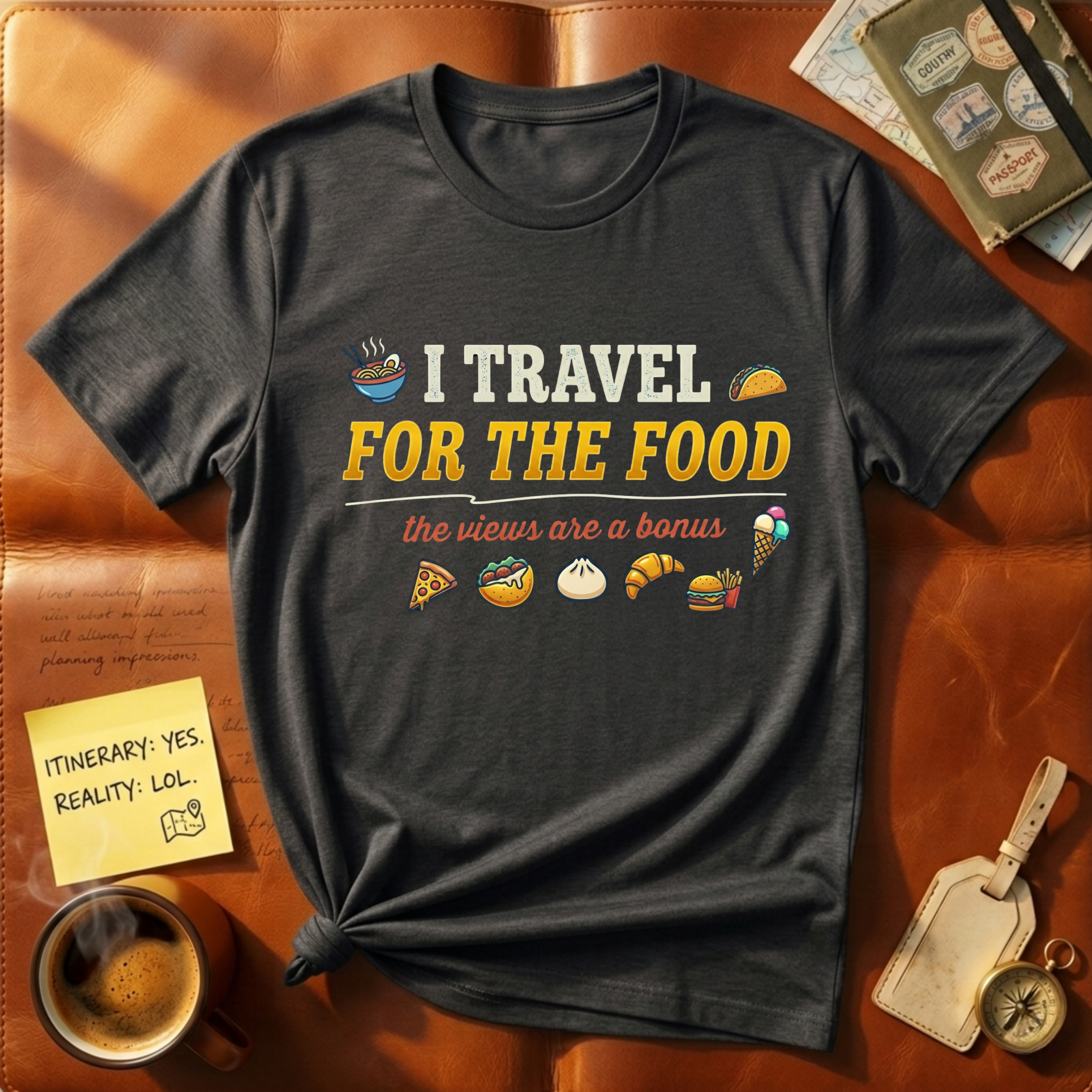 I Travel For The Food T-Shirt