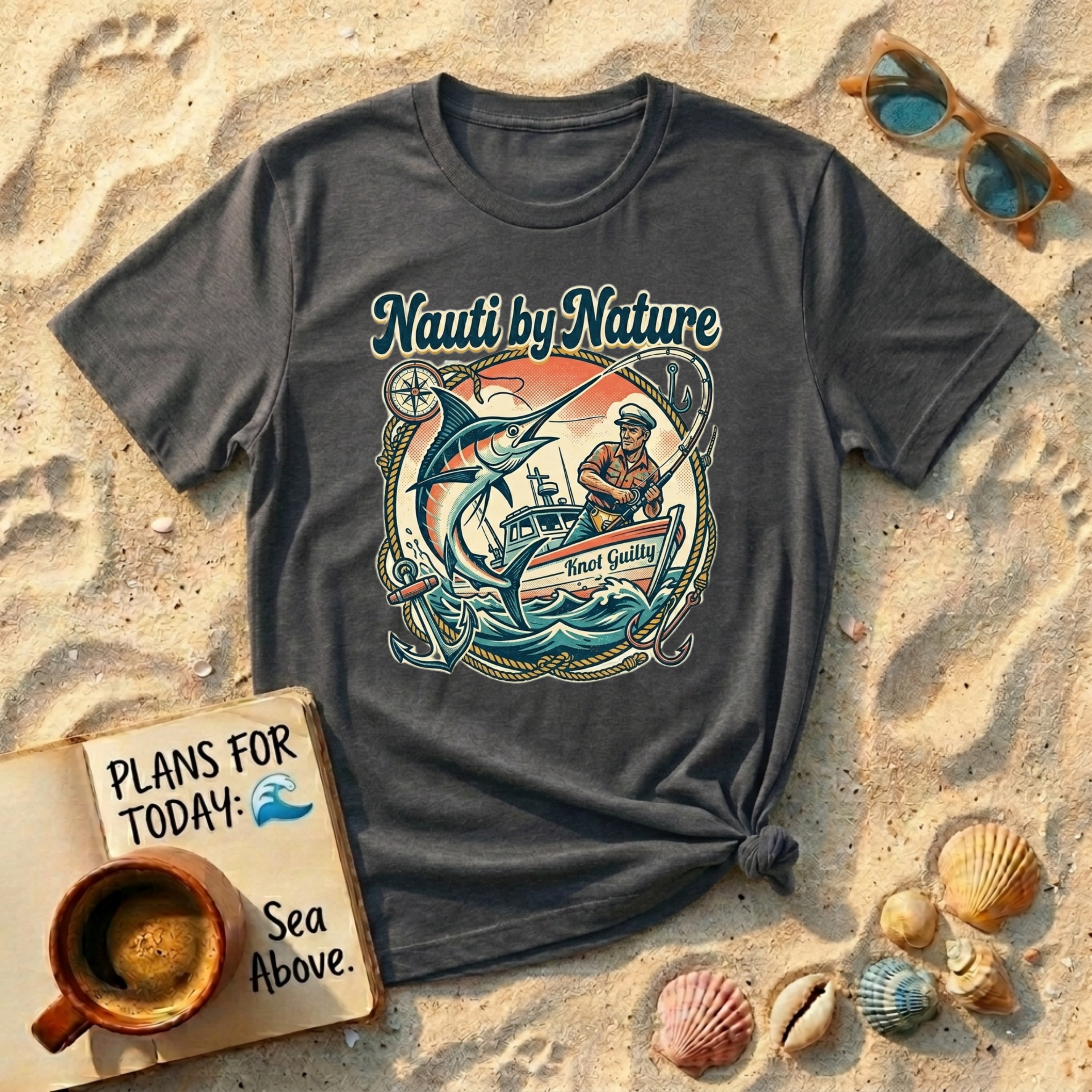Nauti By Nature Fishing T-Shirt