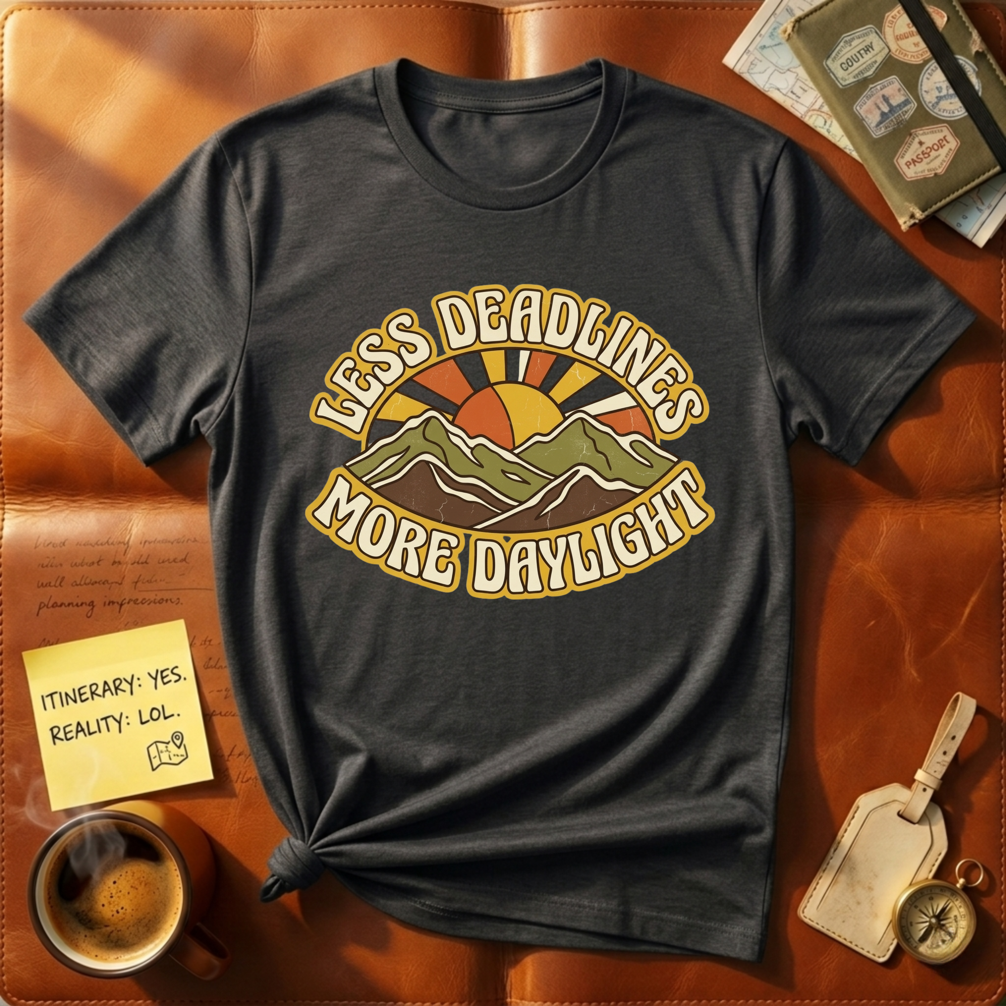 Less Deadlines More Daylight T-Shirt