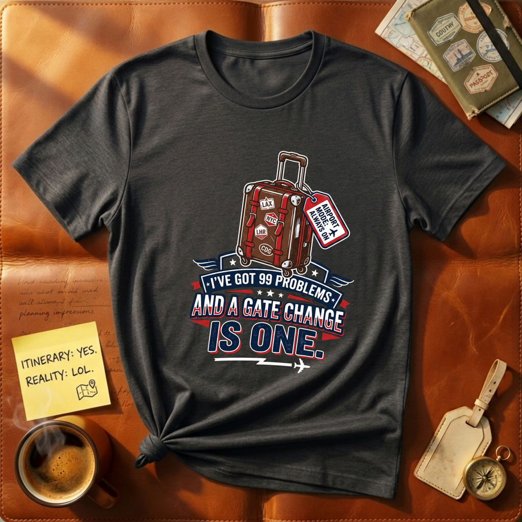 I’ve Got 99 Problems And A Gate Change Is One T-Shirt