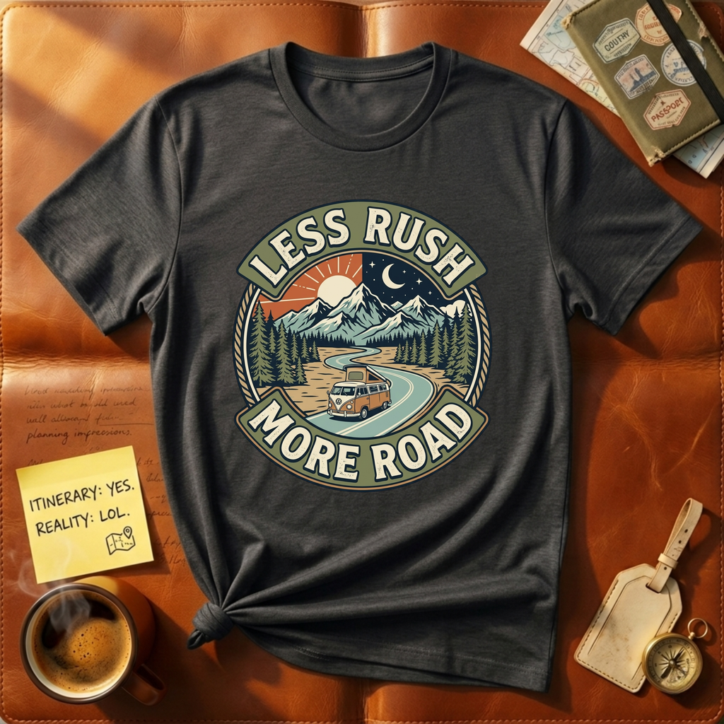 Less Work More Waves T-Shirt