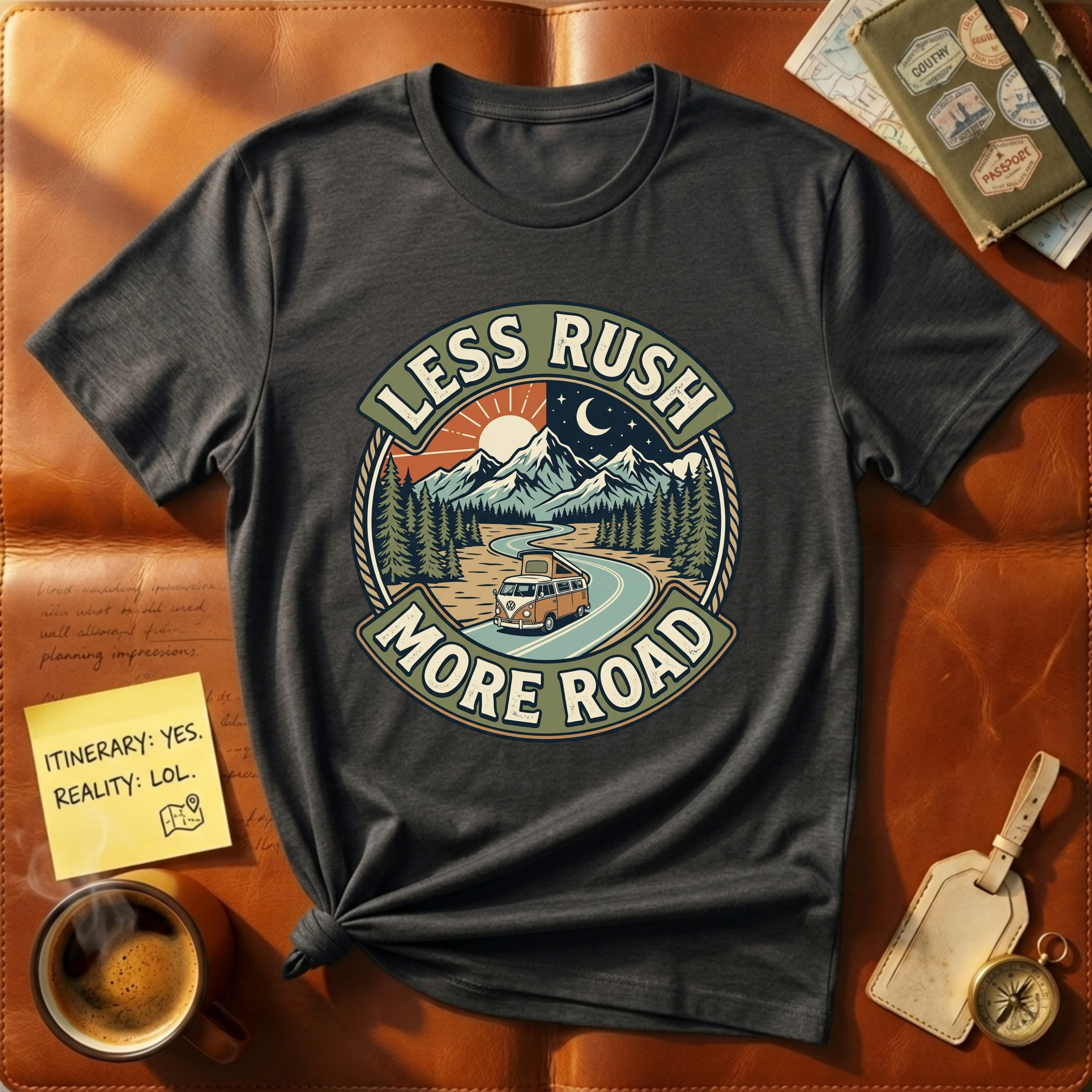 Less Work More Waves T-Shirt