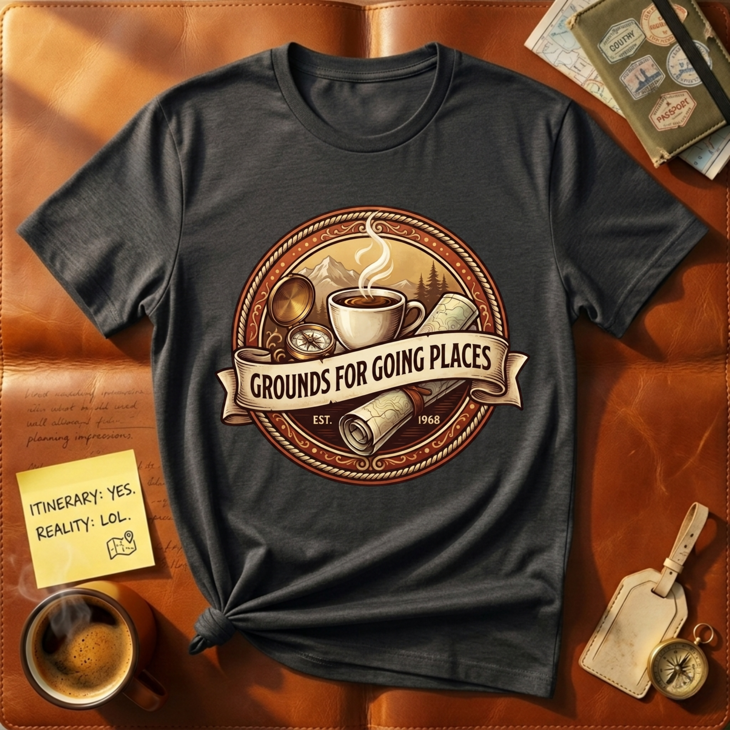 Grounds For Going Places T-Shirt