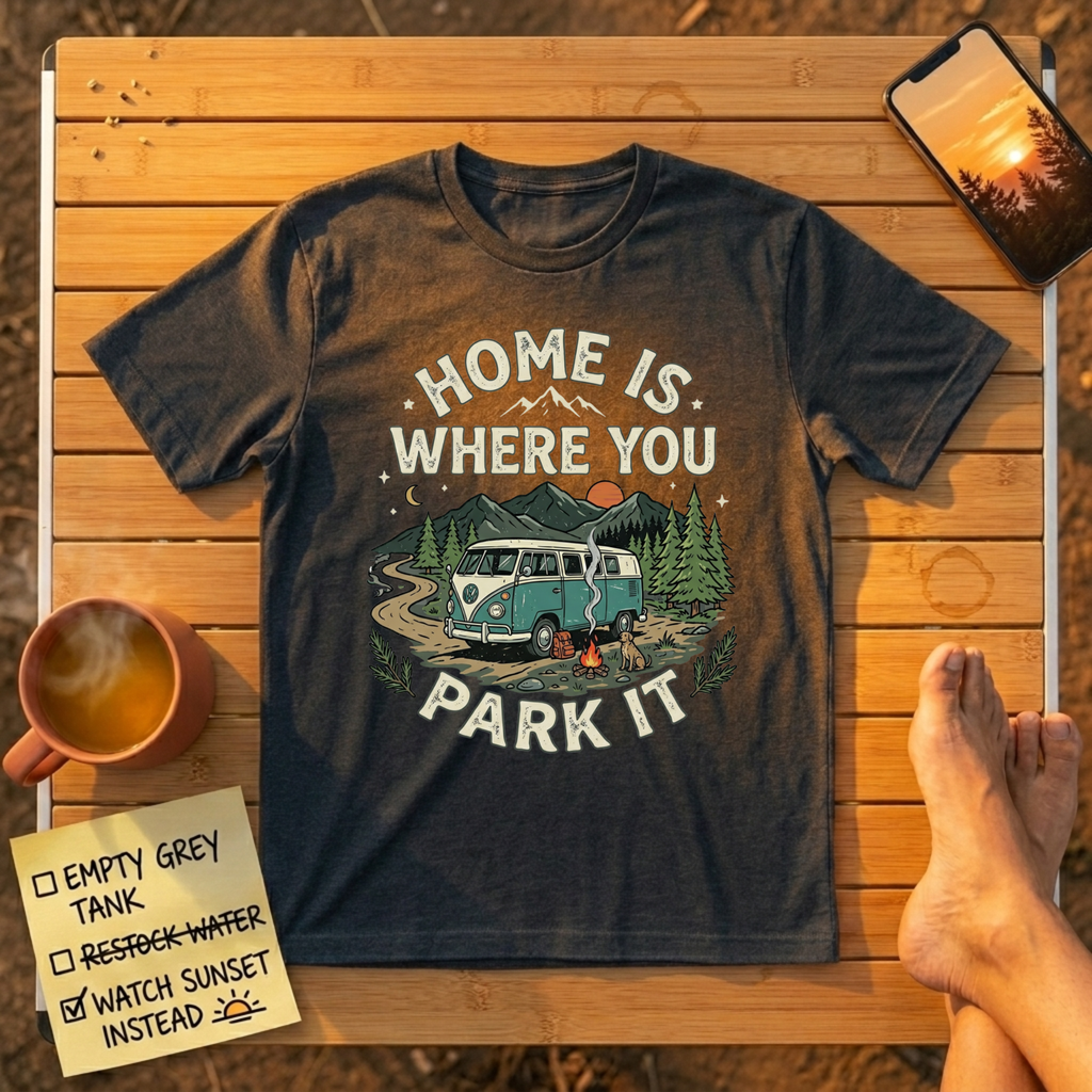 Home Is where You Park It T-Shirt