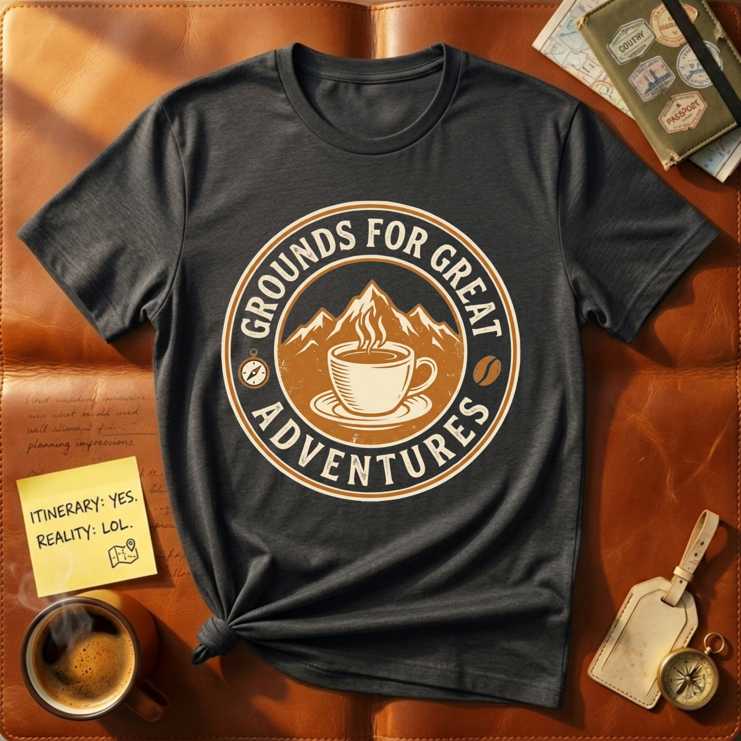 Grounds For Great Adventures T-Shirt