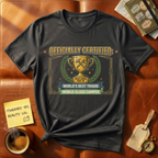 Officially Certified World's Best Tradie & Camper T-Shirt