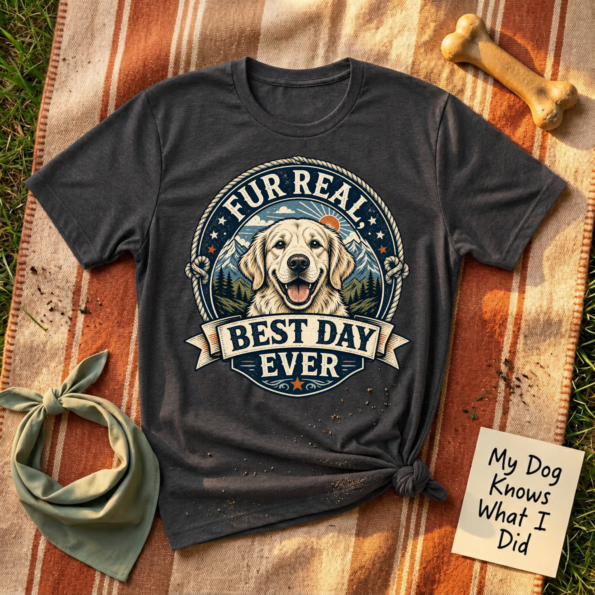 Fur Real Best Day Ever T-Shirt