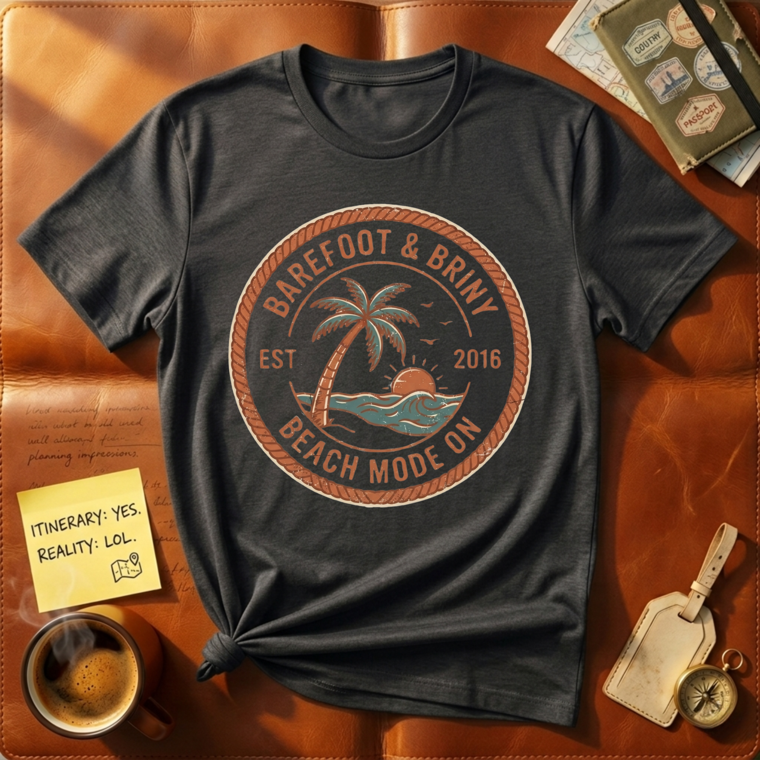 Beach Mode On Vintage T-Shirt