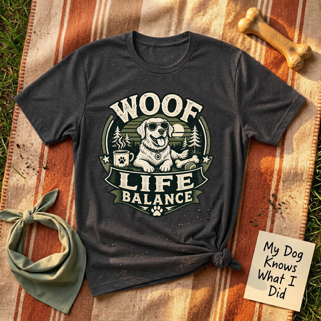 Woof Life Balance T-Shirt