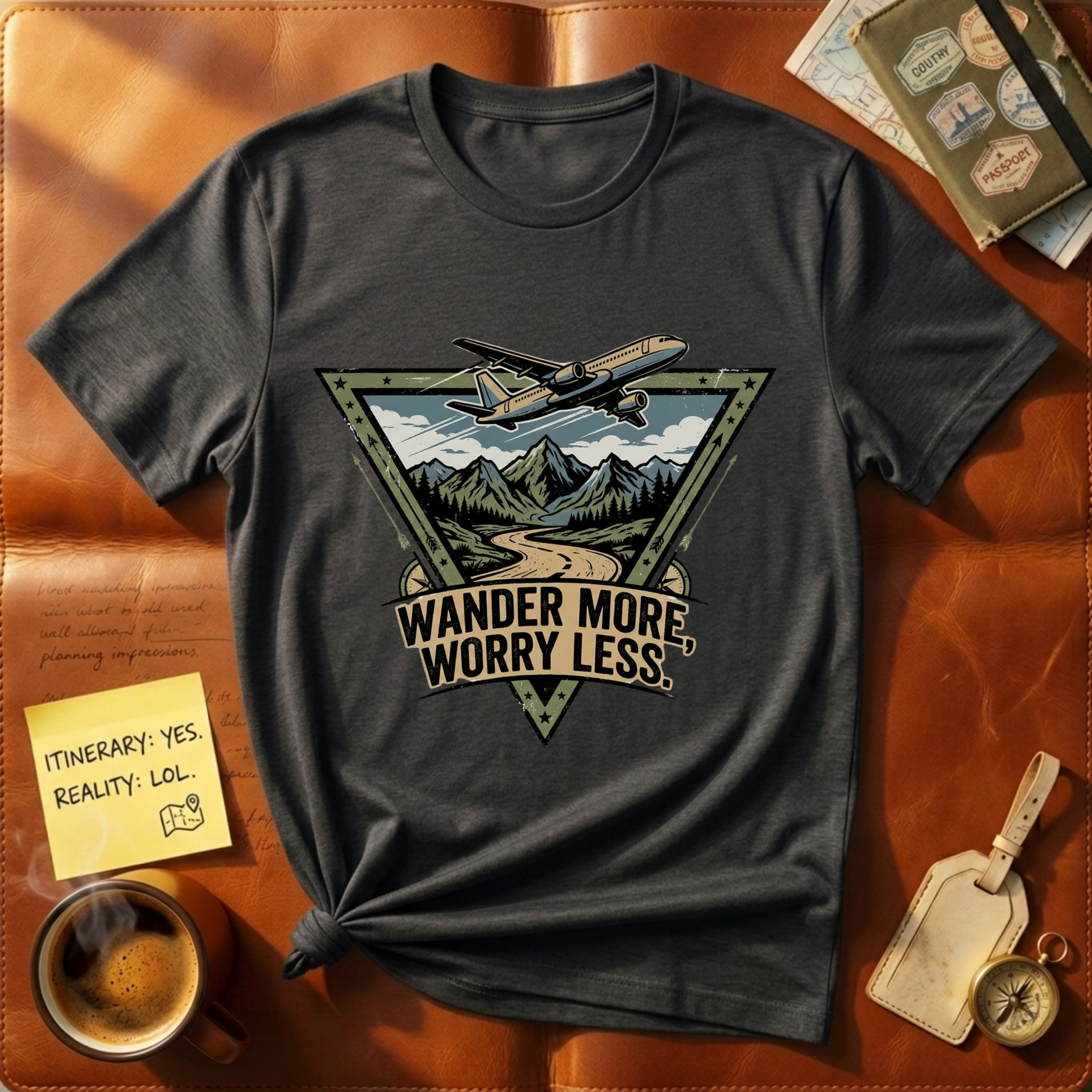 Wander More Worry Less T-Shirt