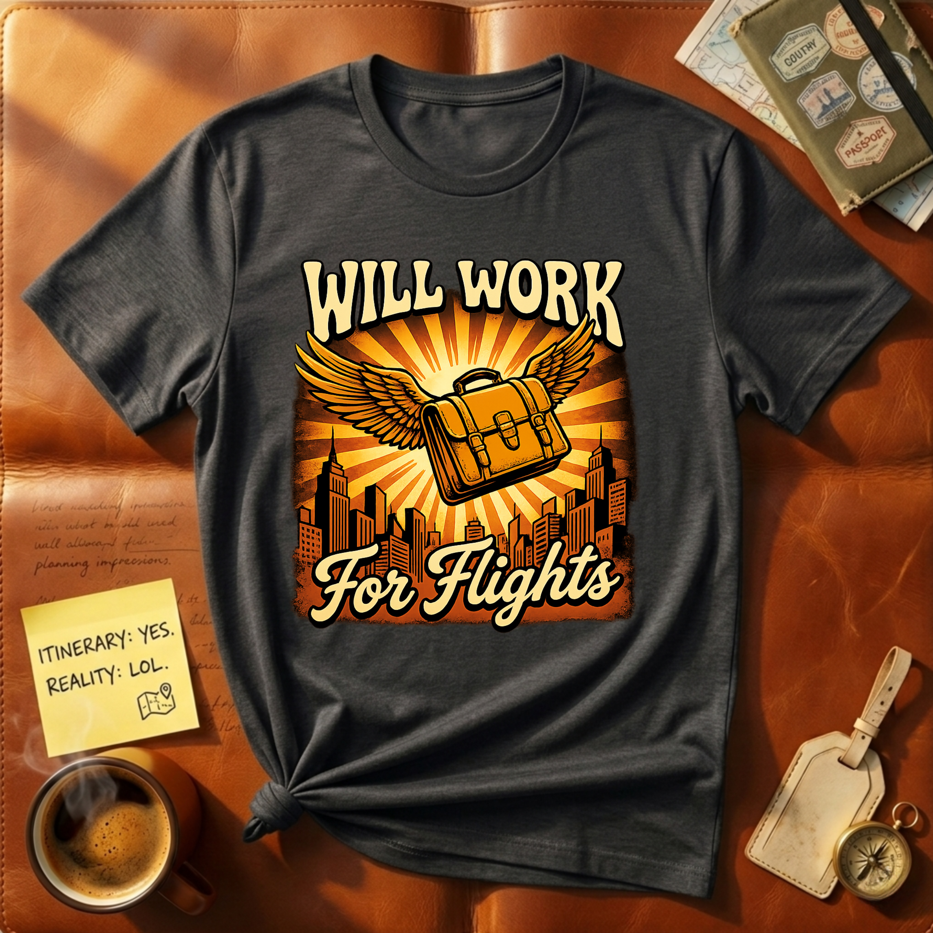 Will Work For Flights T-Shirt