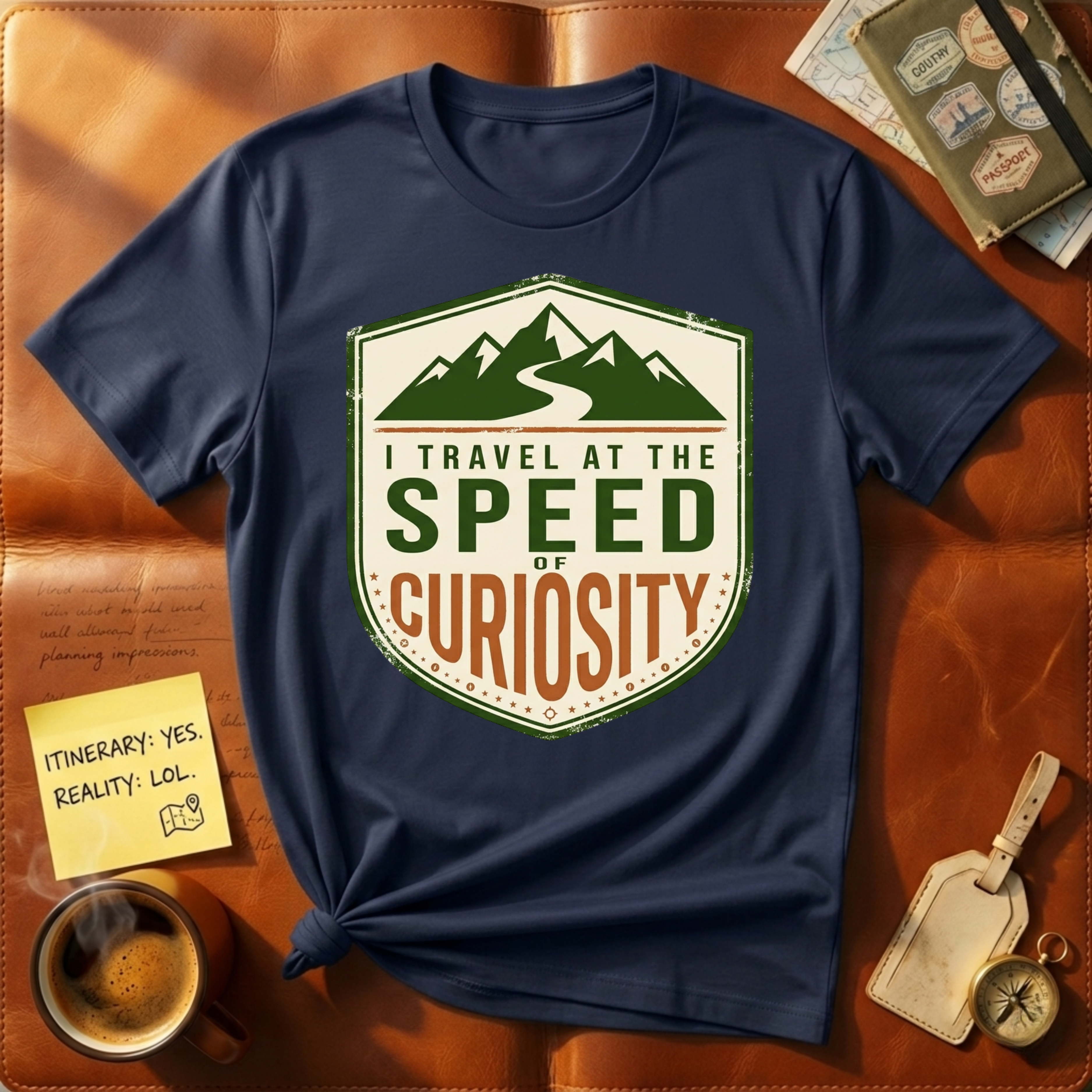 I Travel at the Speed of Curiousity T-Shirt