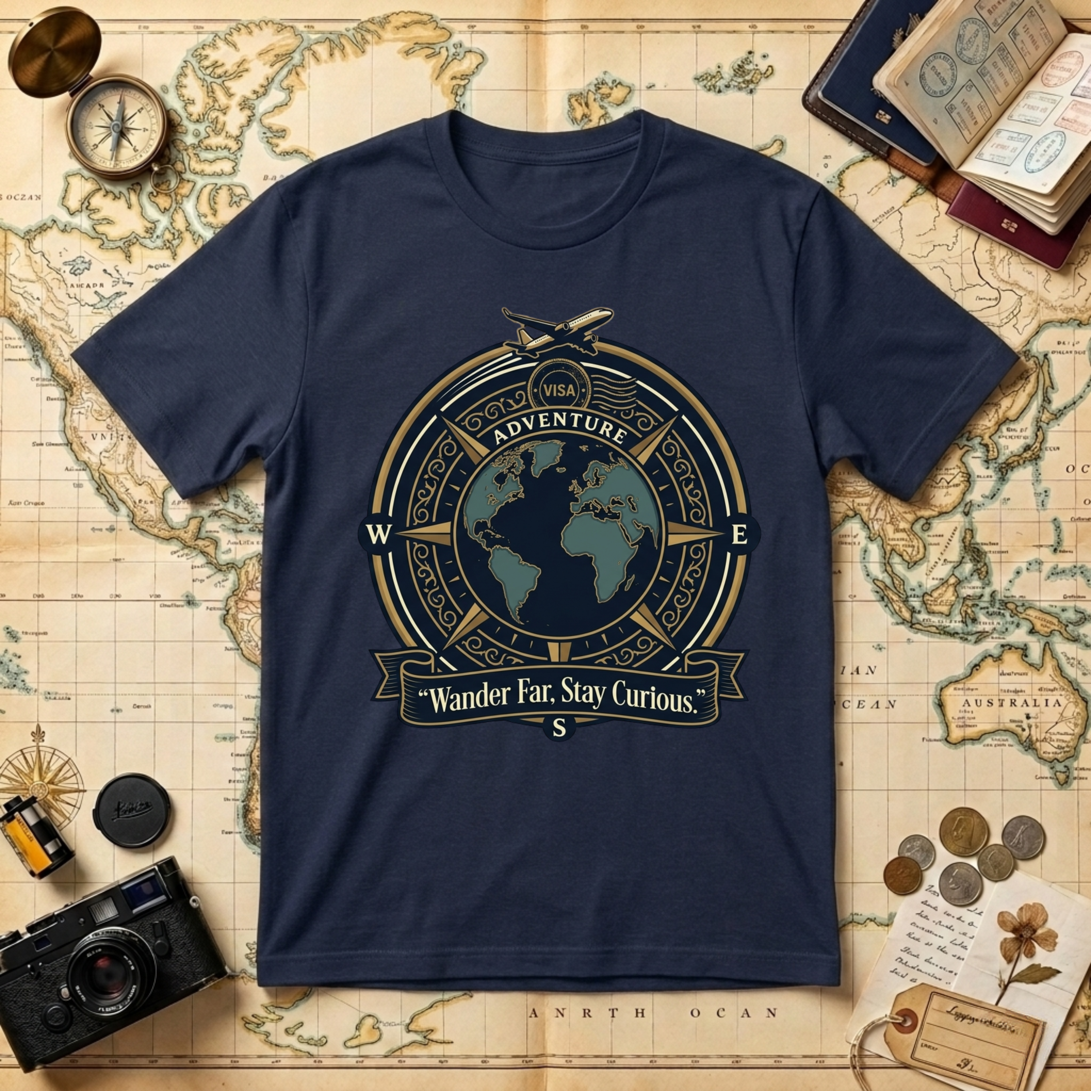 Wander Far Stay Curious T-Shirt