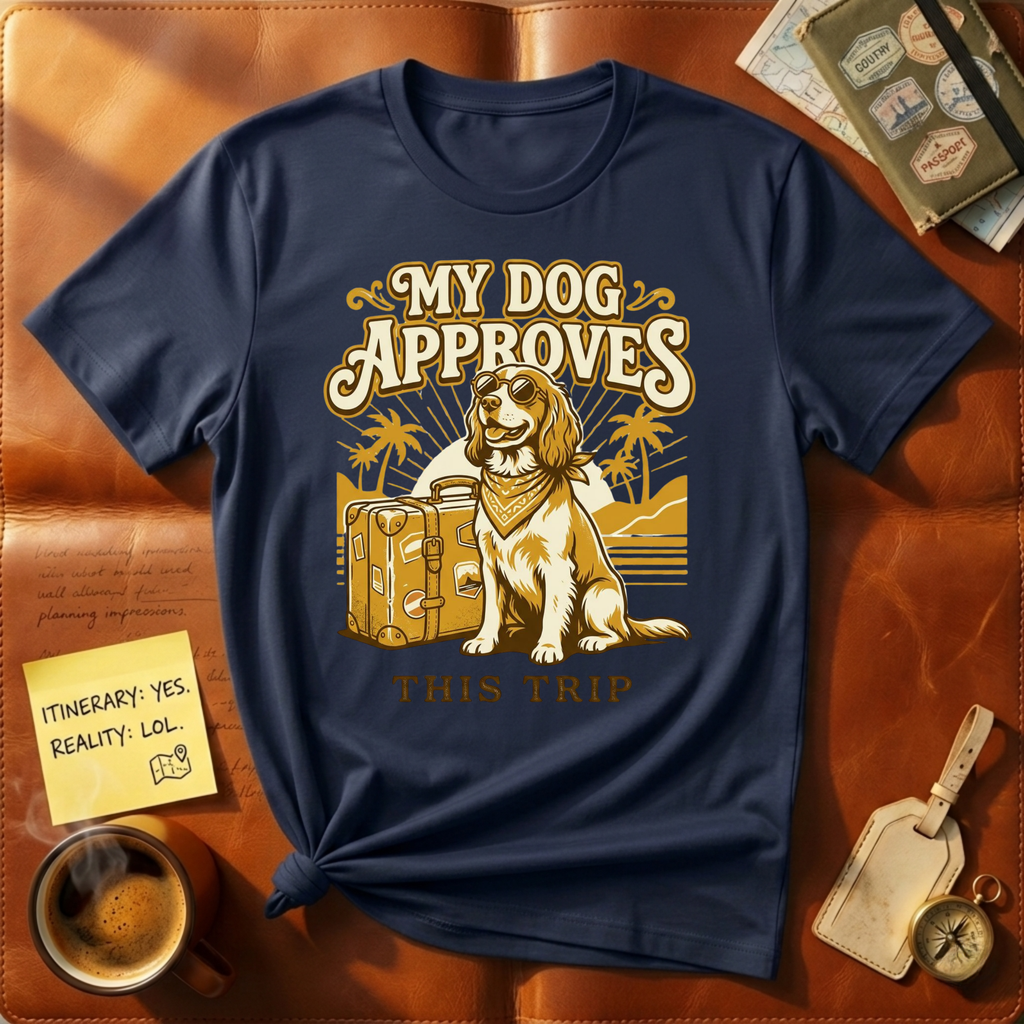 My Dog Approved This Trip T-Shirt