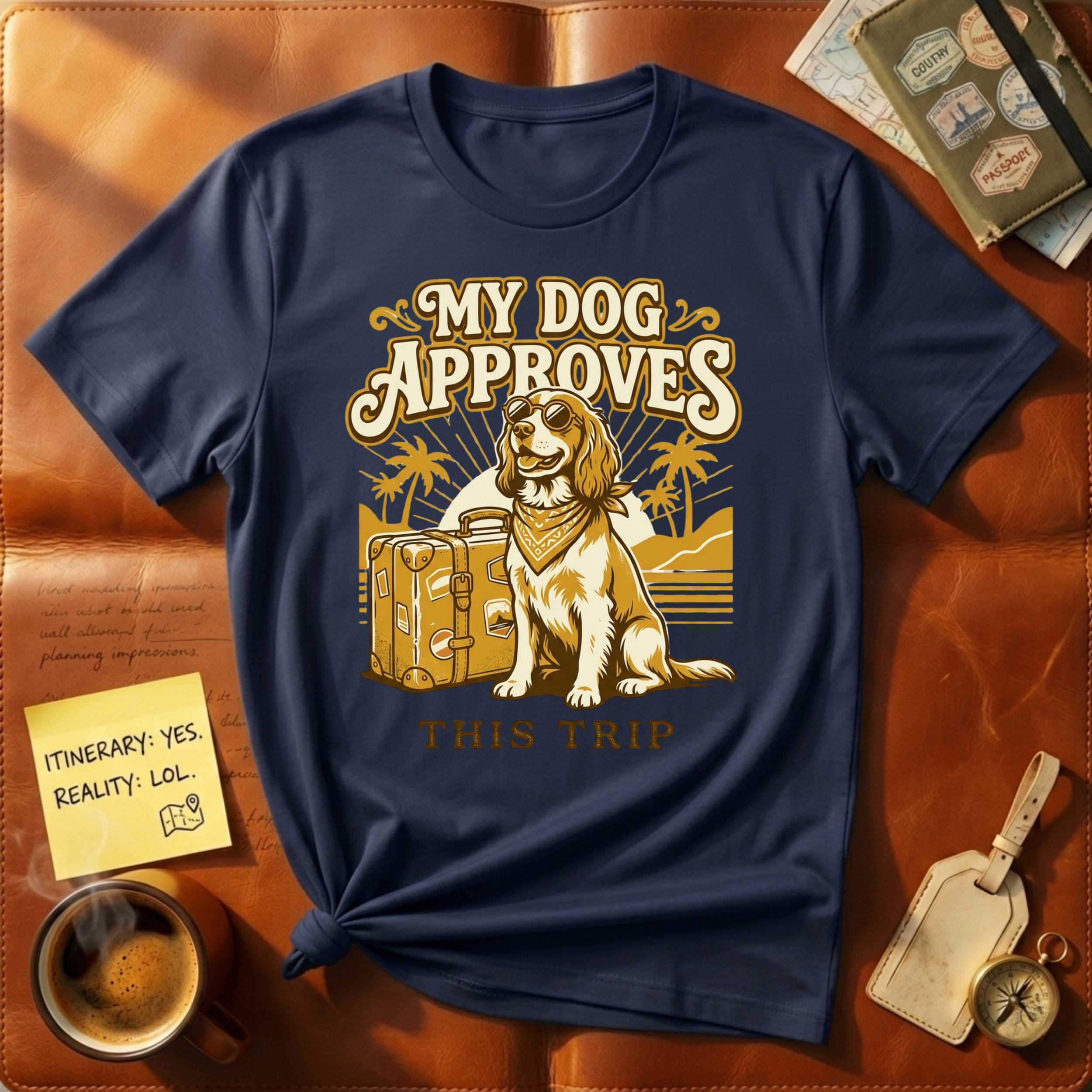 My Dog Approved This Trip T-Shirt