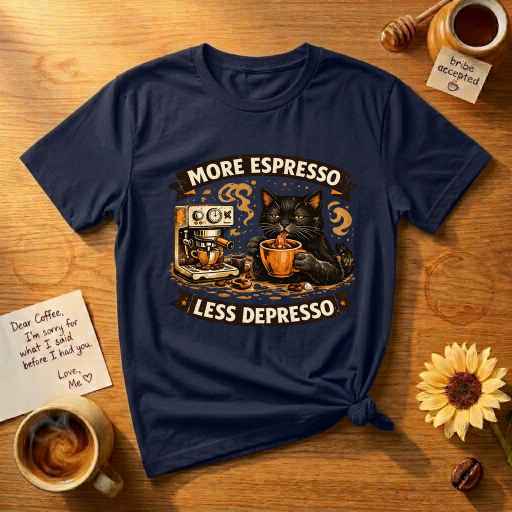 More Espresso Less Depresso T-Shirt