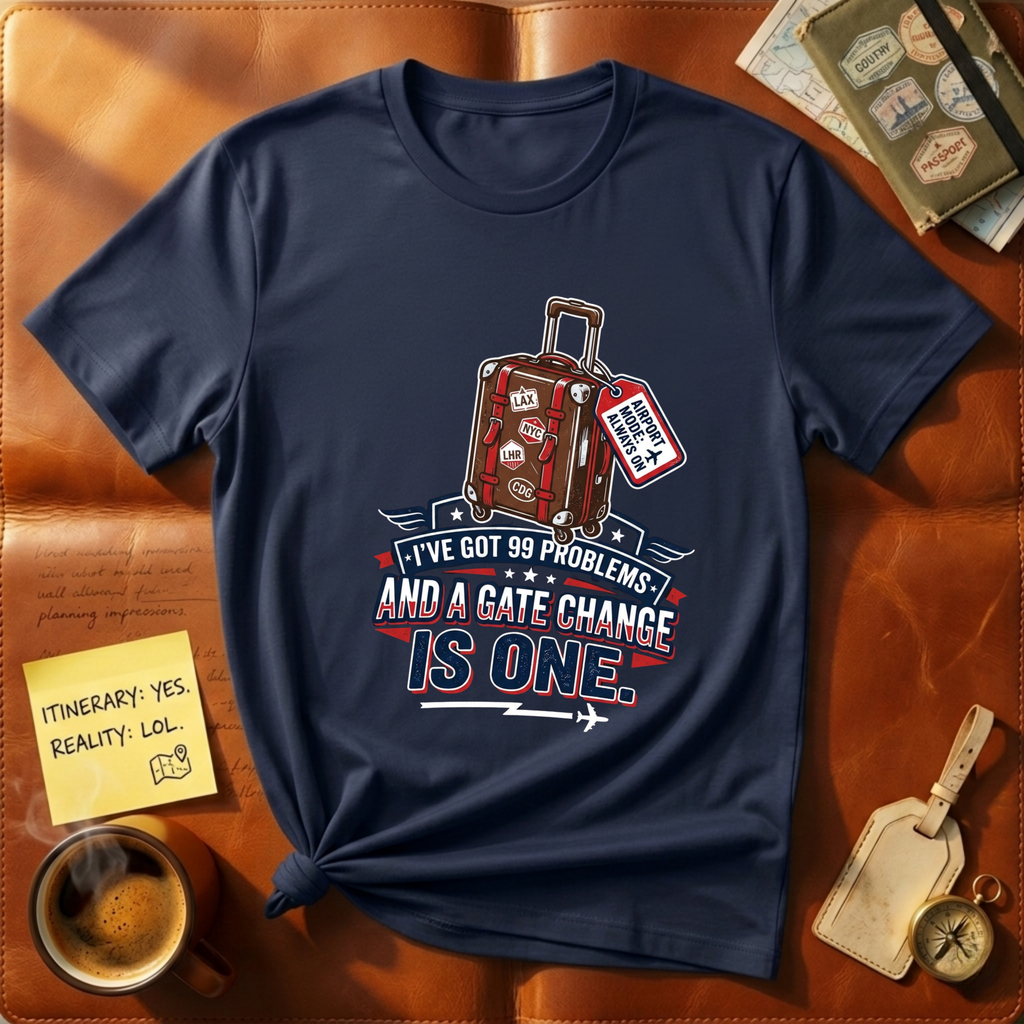 I’ve Got 99 Problems And A Gate Change Is One T-Shirt