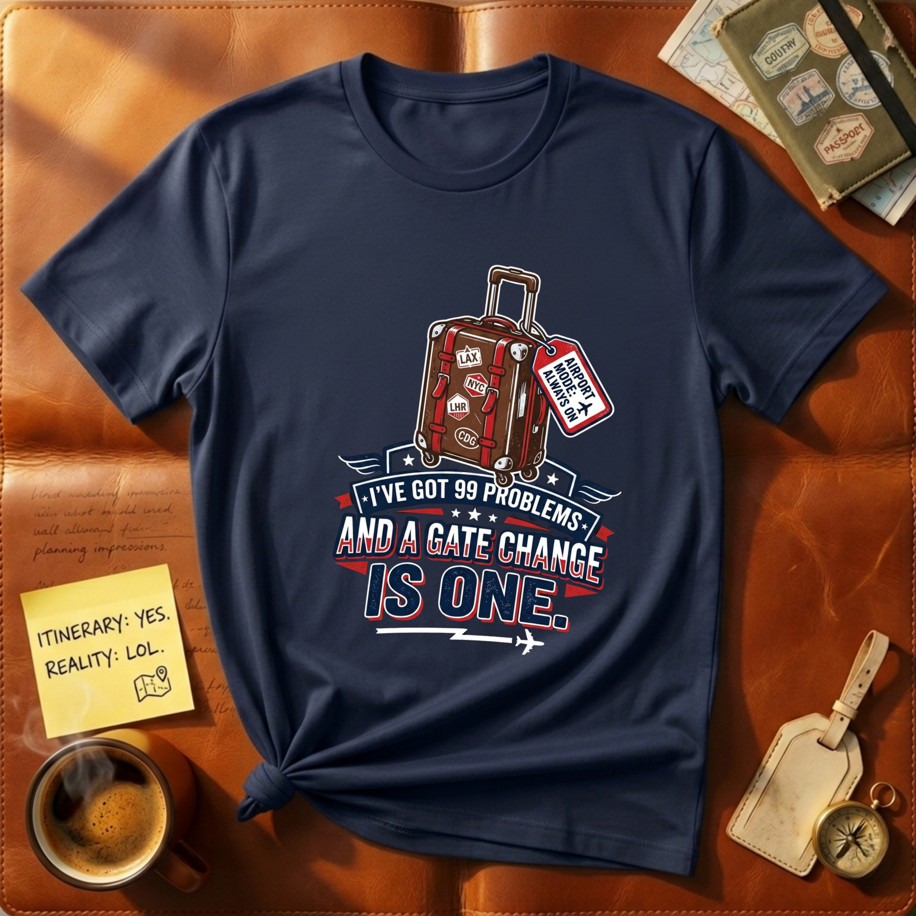 I’ve Got 99 Problems And A Gate Change Is One T-Shirt