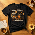 More Espresso Less Depresso T-Shirt