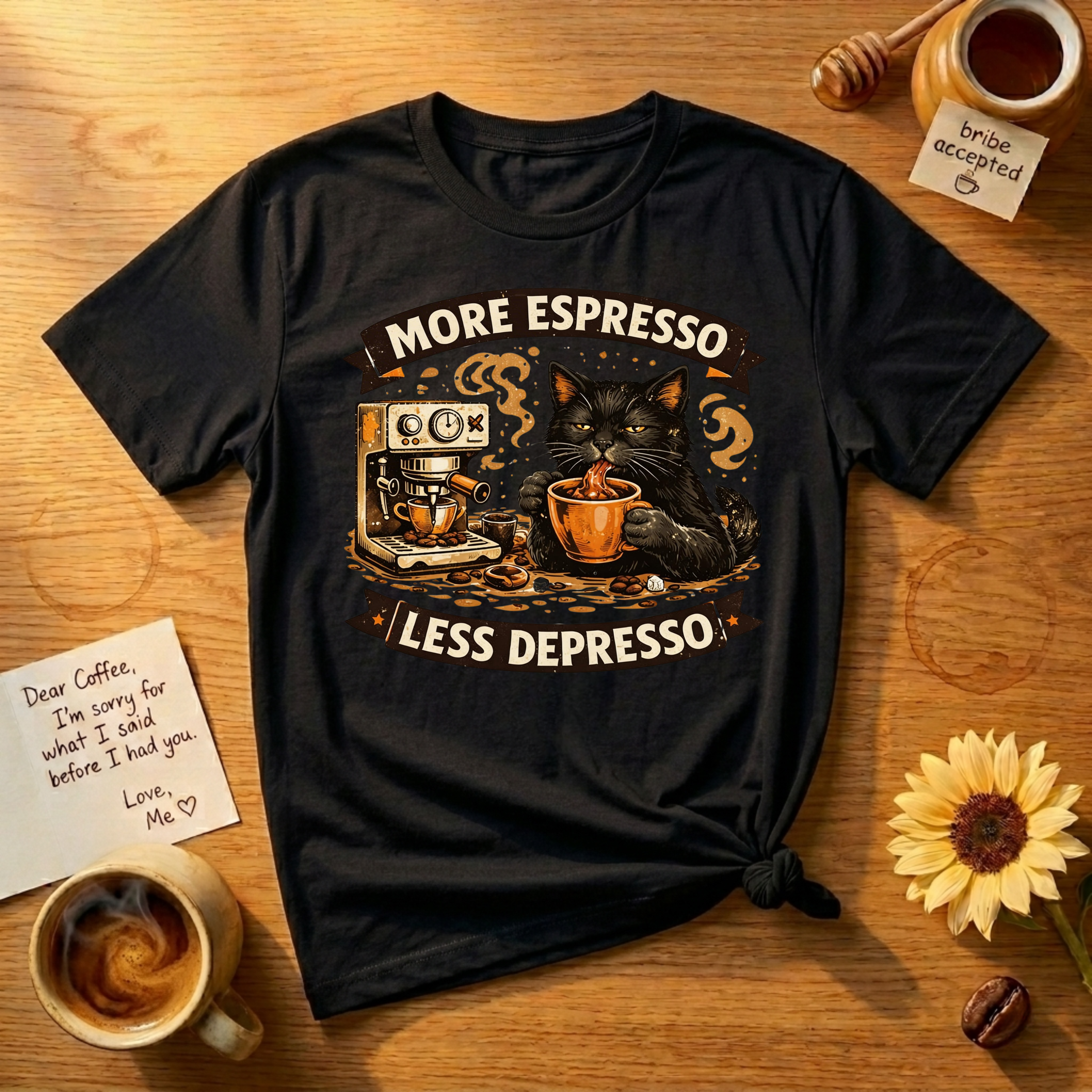More Espresso Less Depresso T-Shirt