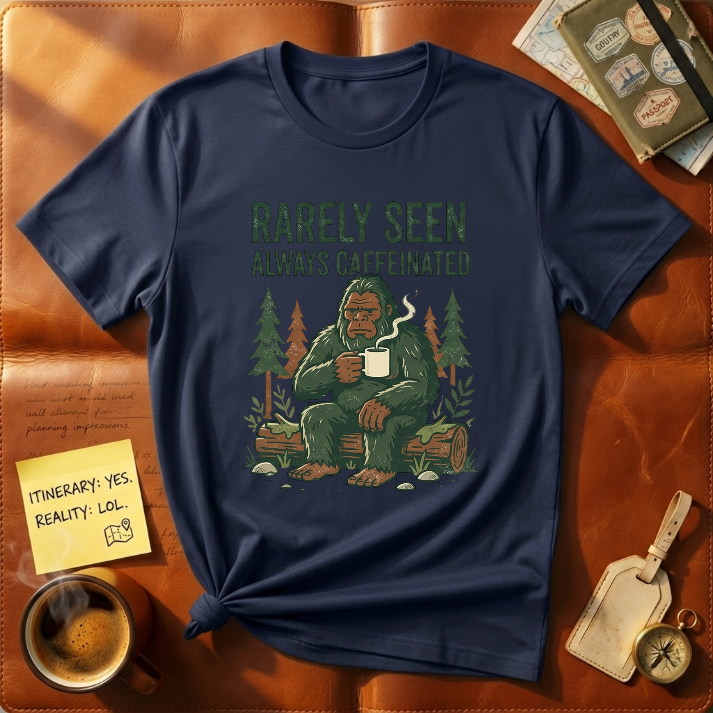 Rarely Seen Always Caffeinated T-Shirt