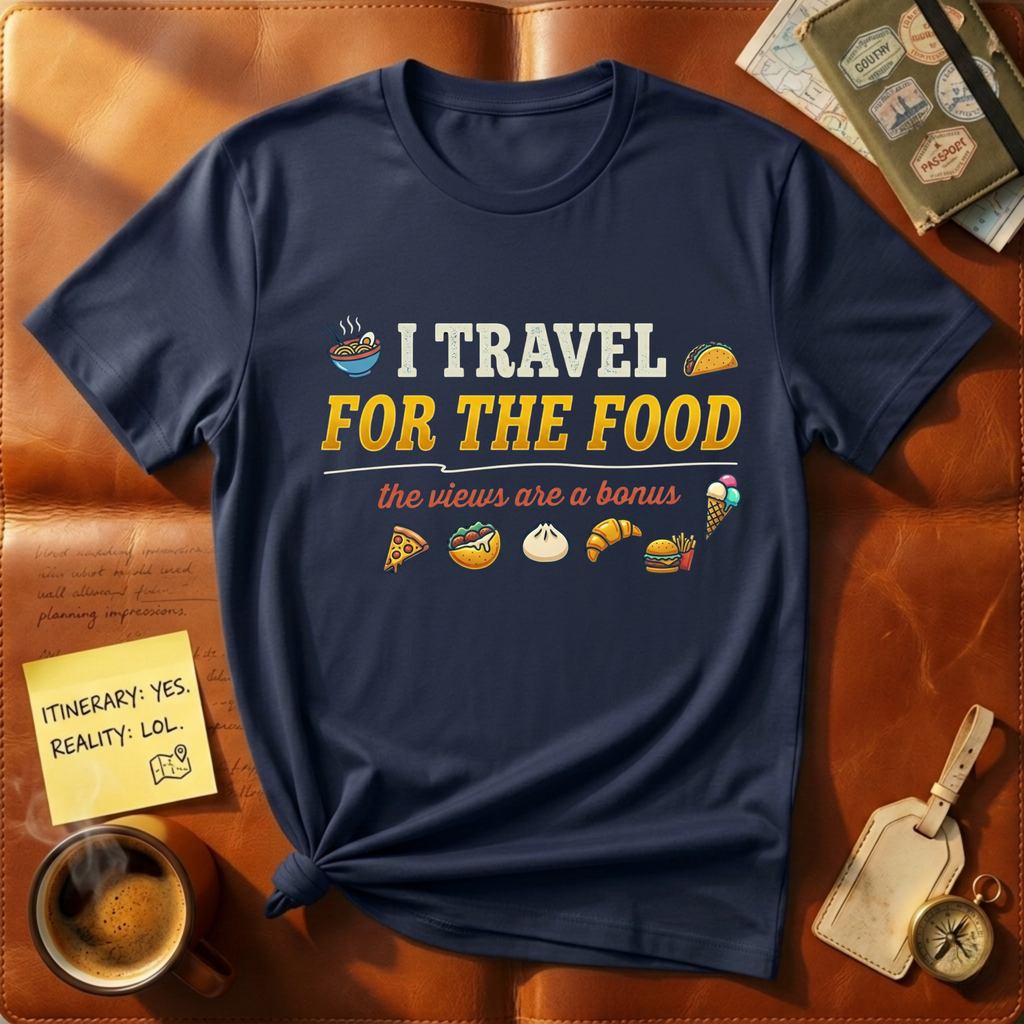 I Travel For The Food T-Shirt