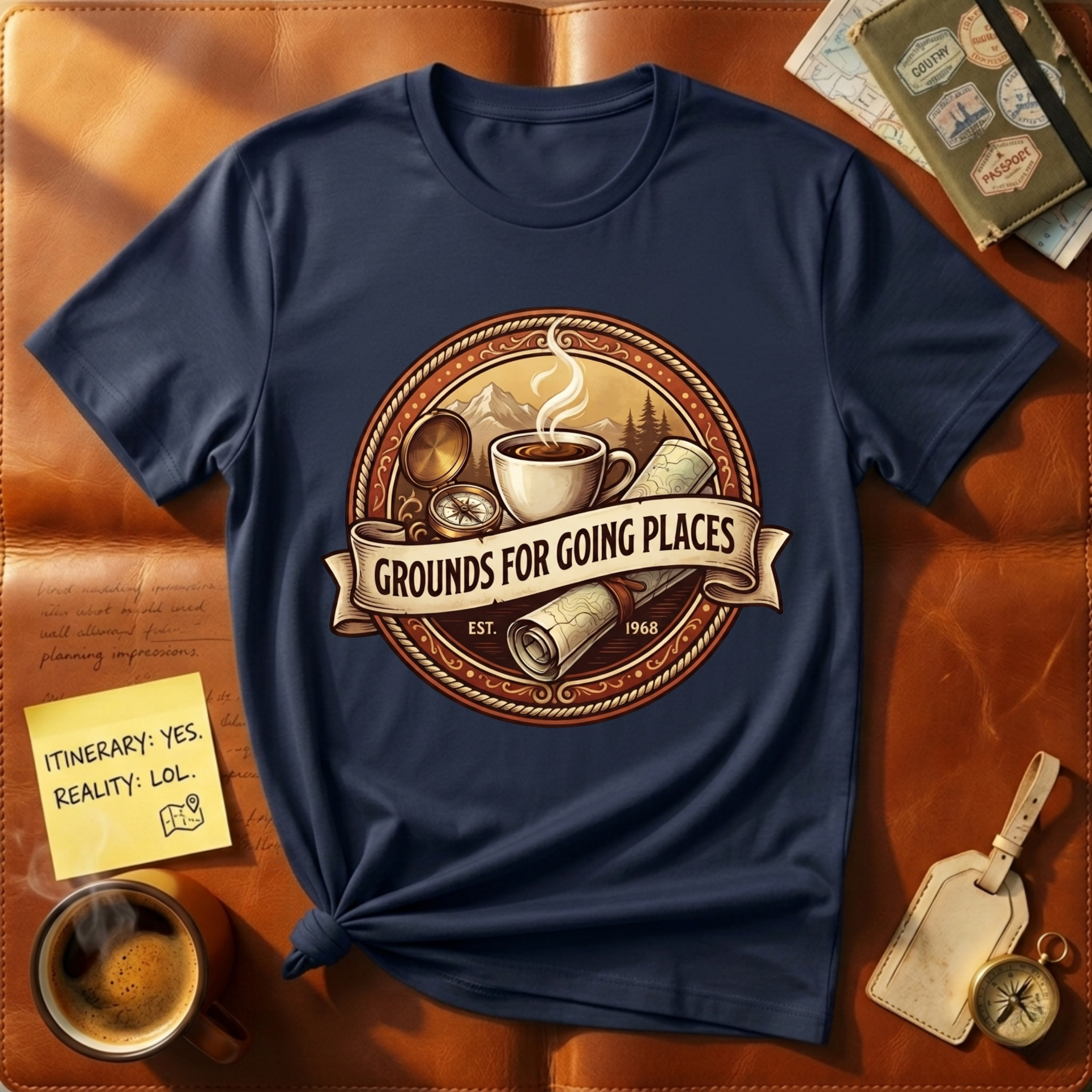Grounds For Going Places T-Shirt