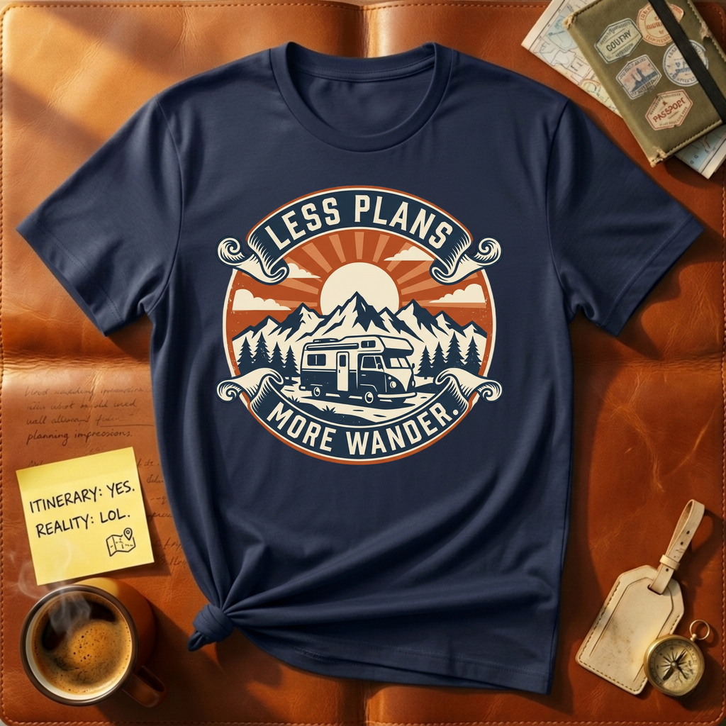 Less Plans More Wander T-Shirt