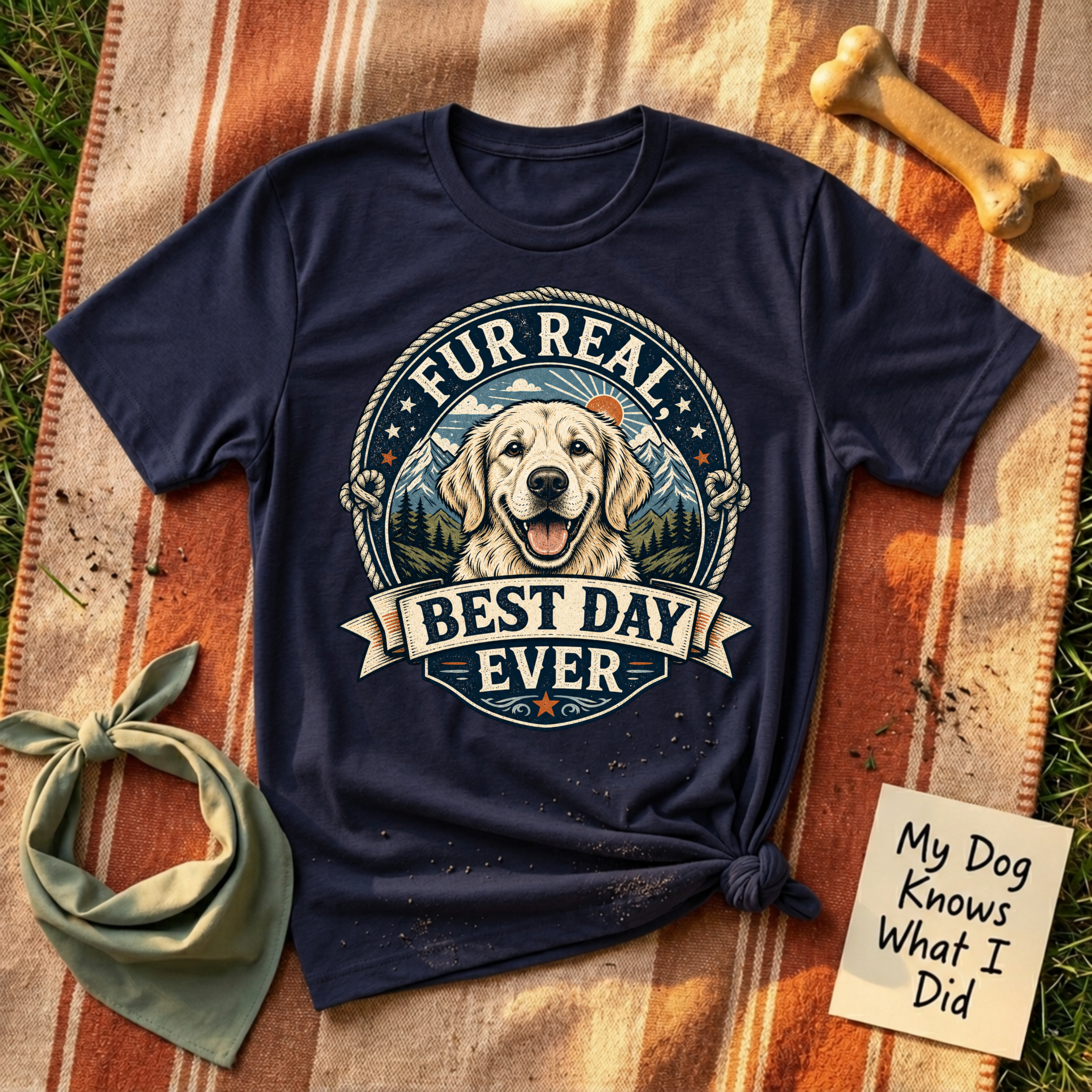 Fur Real Best Day Ever T-Shirt