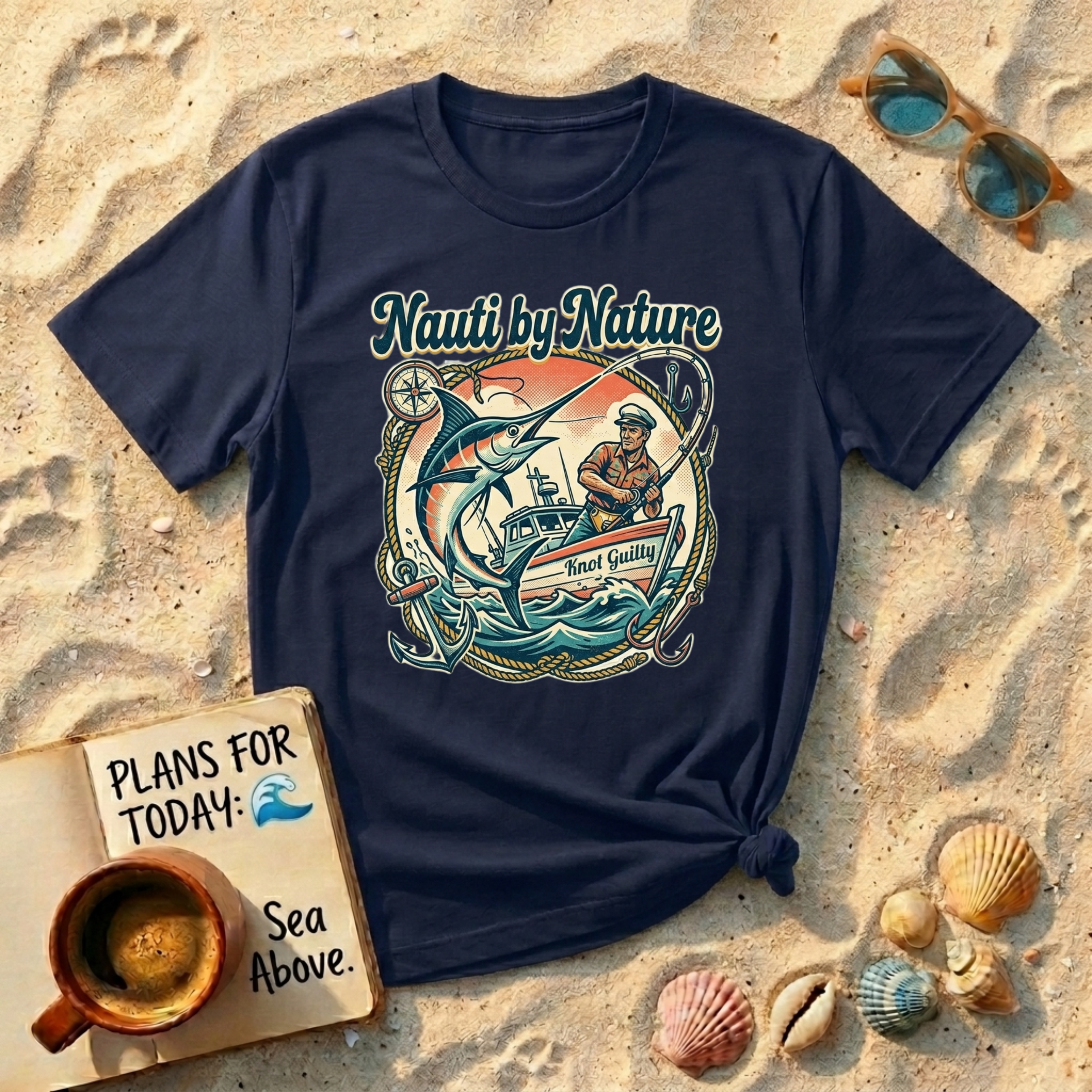 Nauti By Nature Fishing T-Shirt