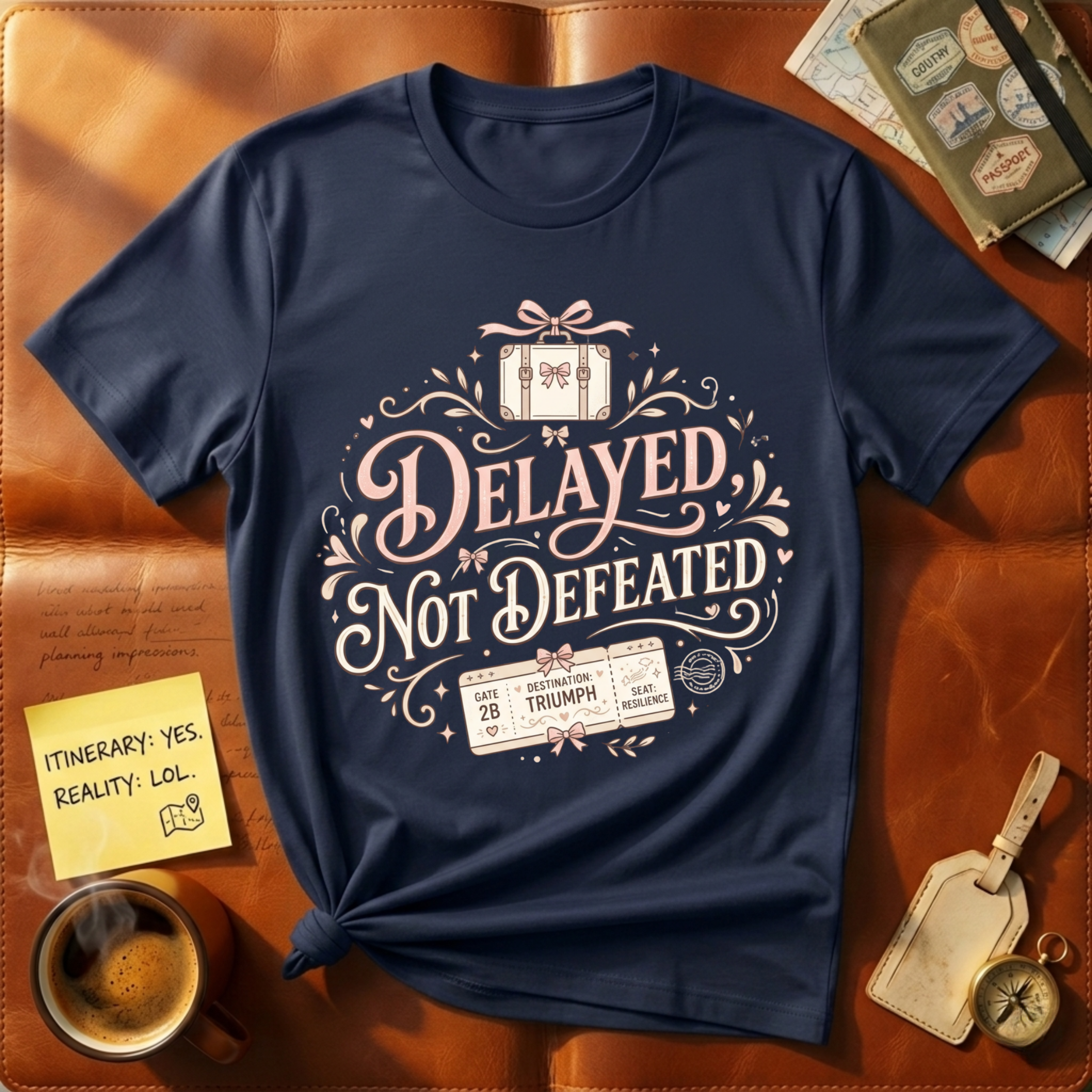 Delayed, Not Defeated T-Shirt