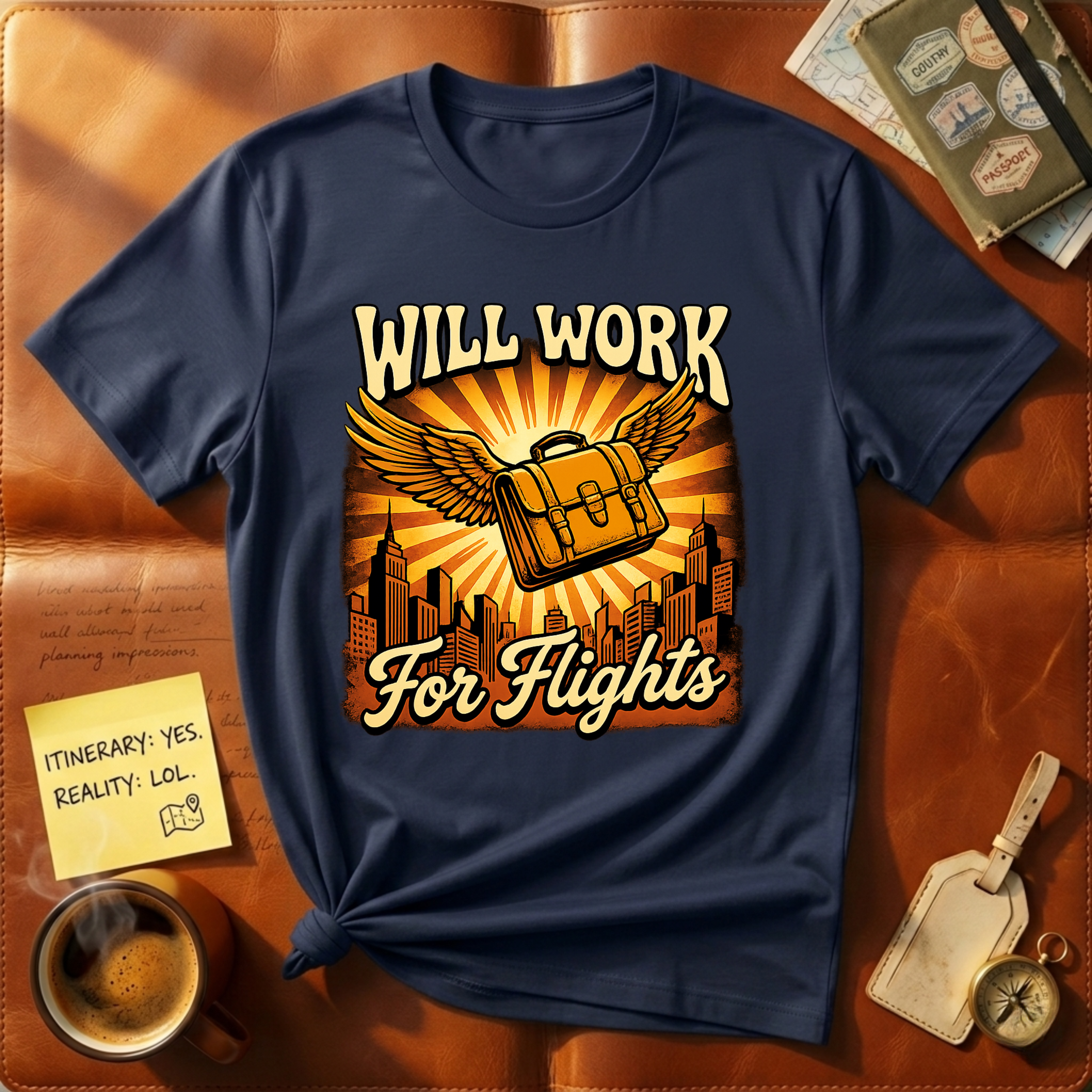 Will Work For Flights T-Shirt