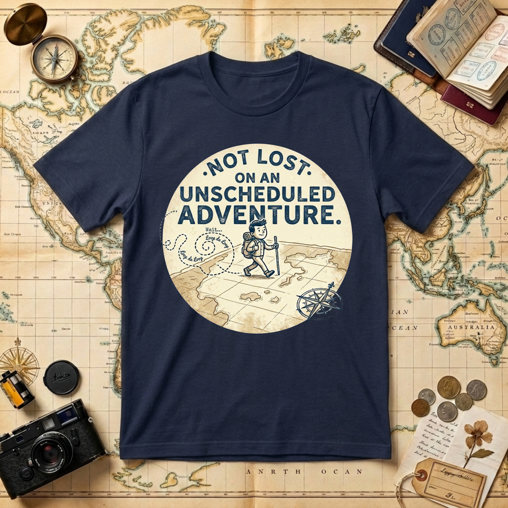 On An Unscheduled Adventure T-Shirt