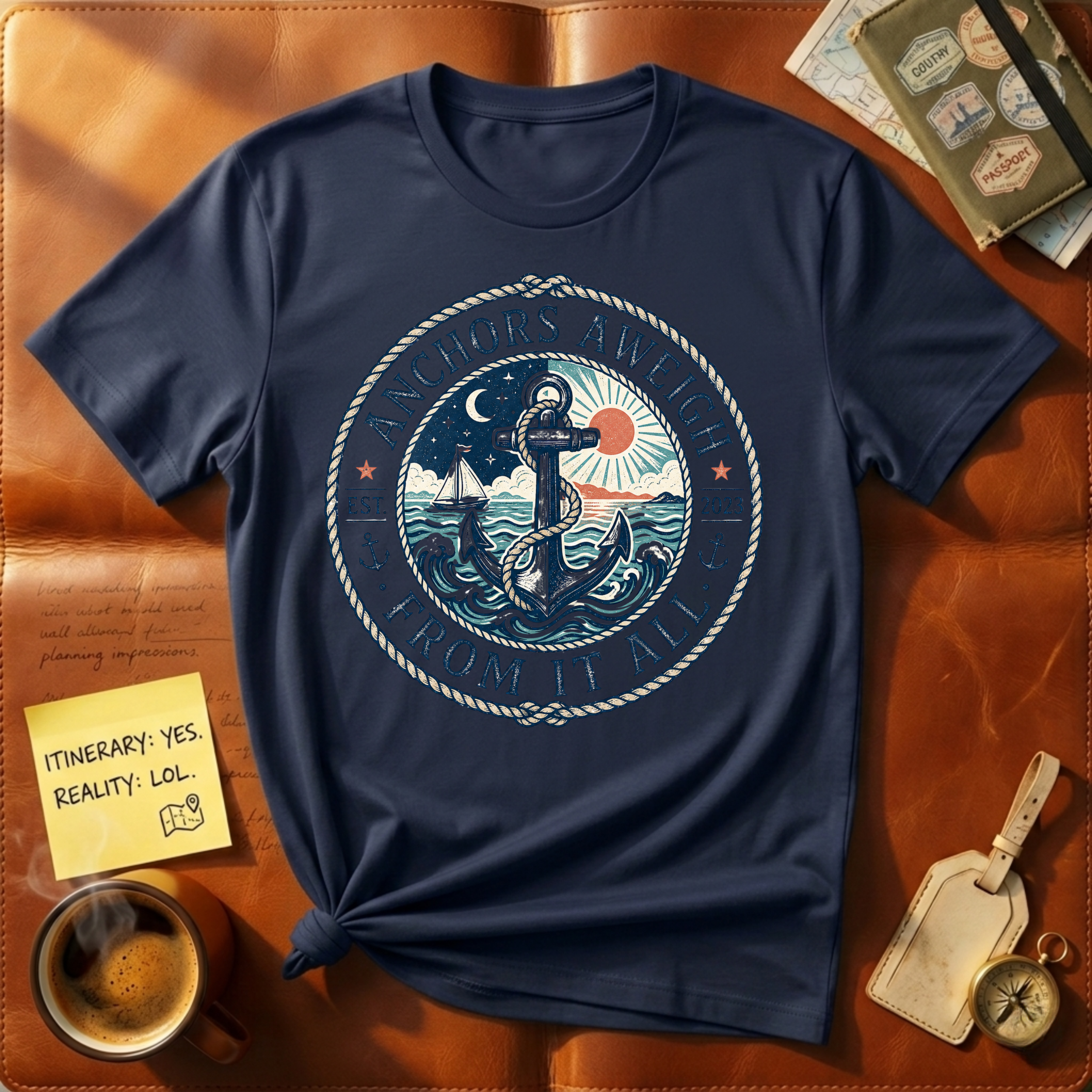 Anchors Aweigh From It All T-Shirt