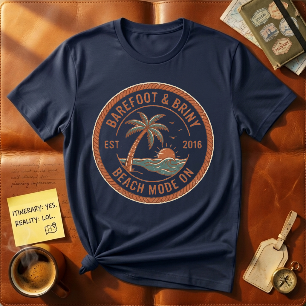 Beach Mode On Vintage T-Shirt