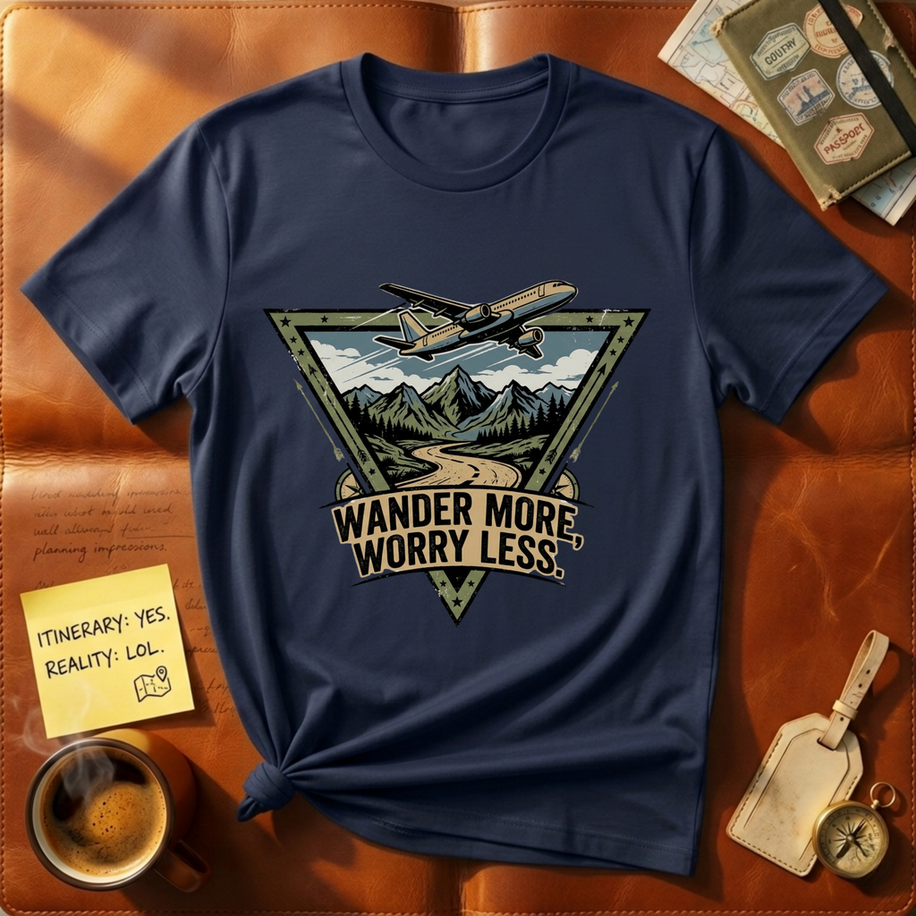Wander More Worry Less T-Shirt