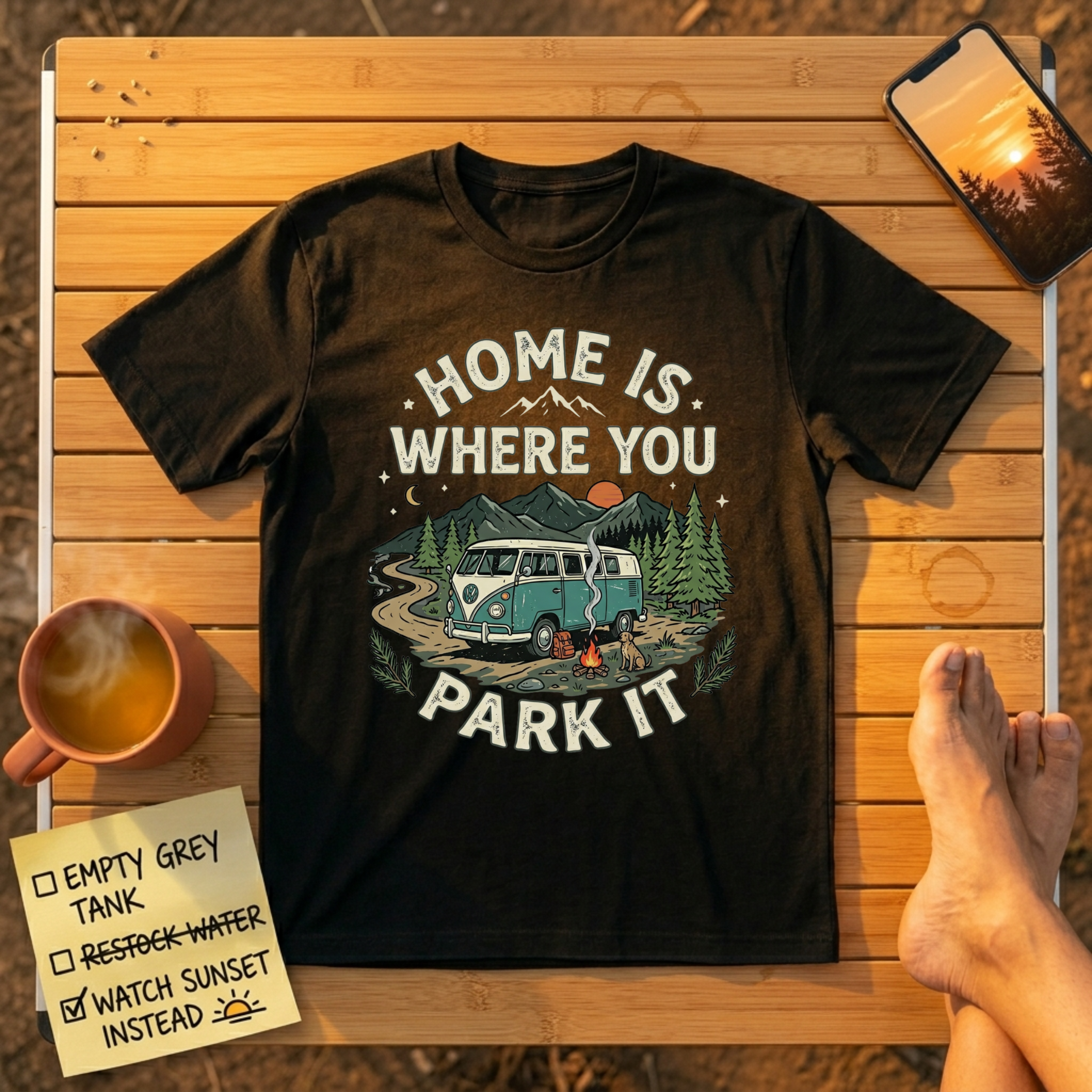Home Is where You Park It T-Shirt