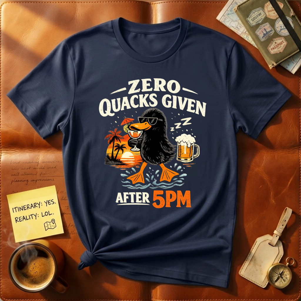 Zero Quacks Given travel T-Shirt