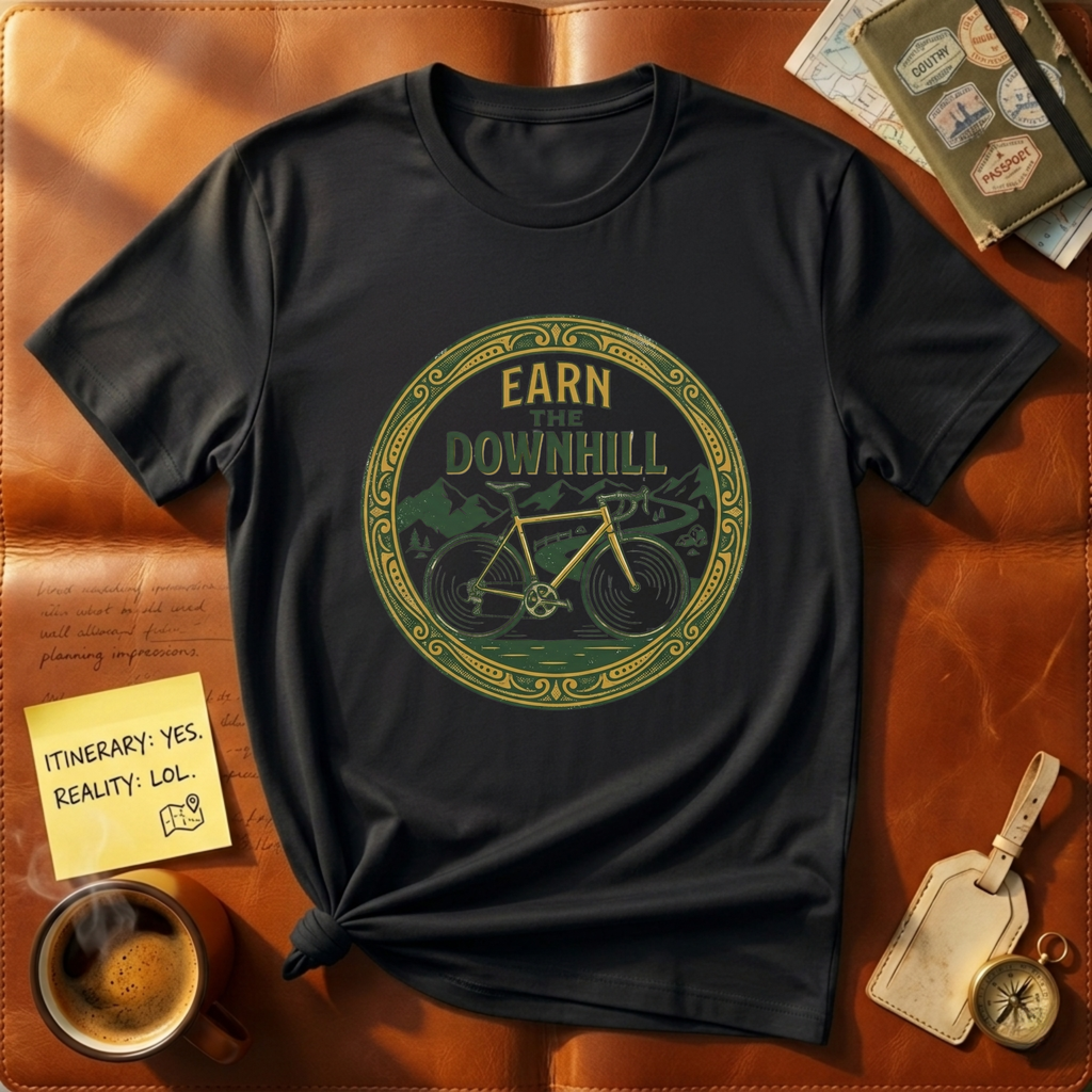 Earn The Downhill T-Shirt