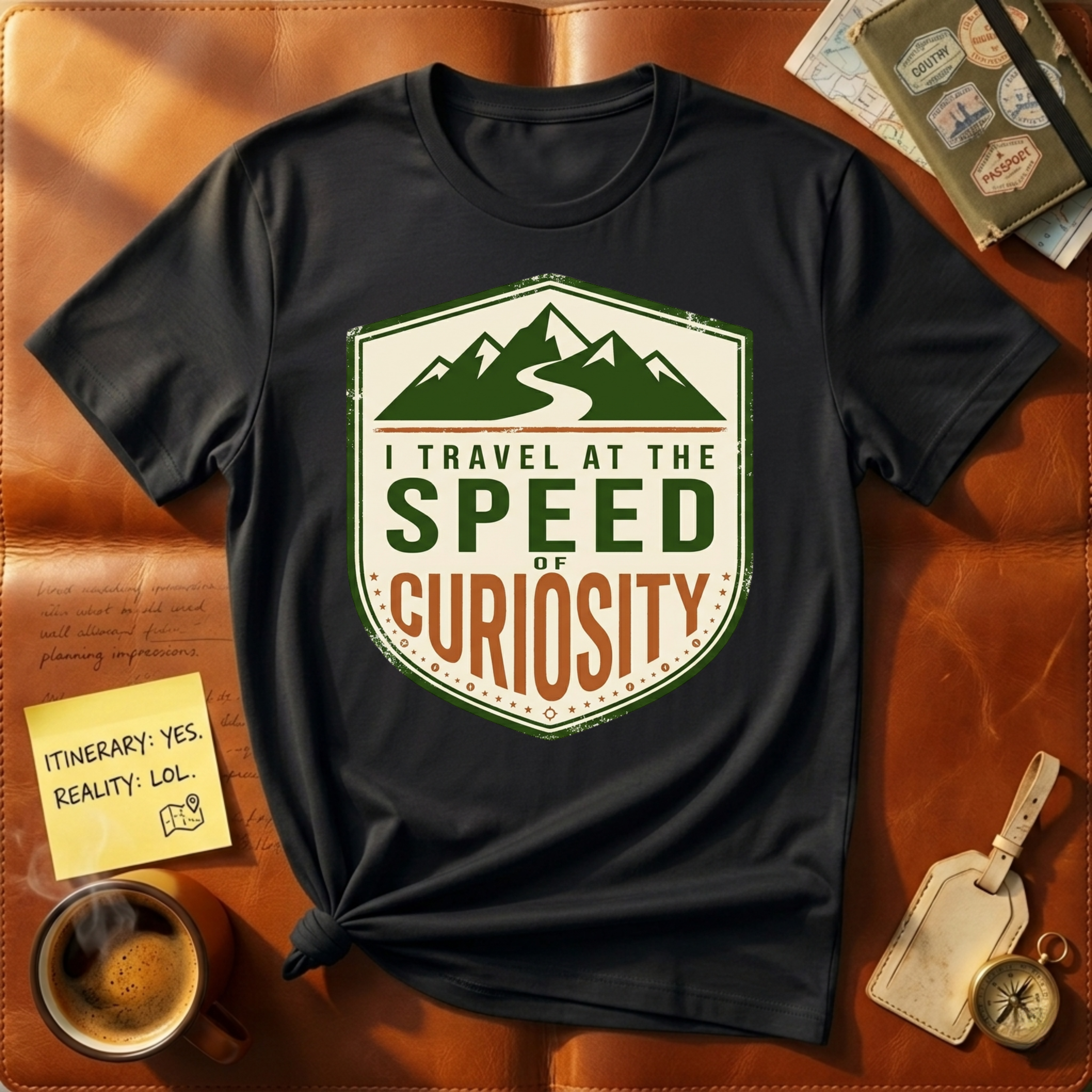 I Travel at the Speed of Curiousity T-Shirt