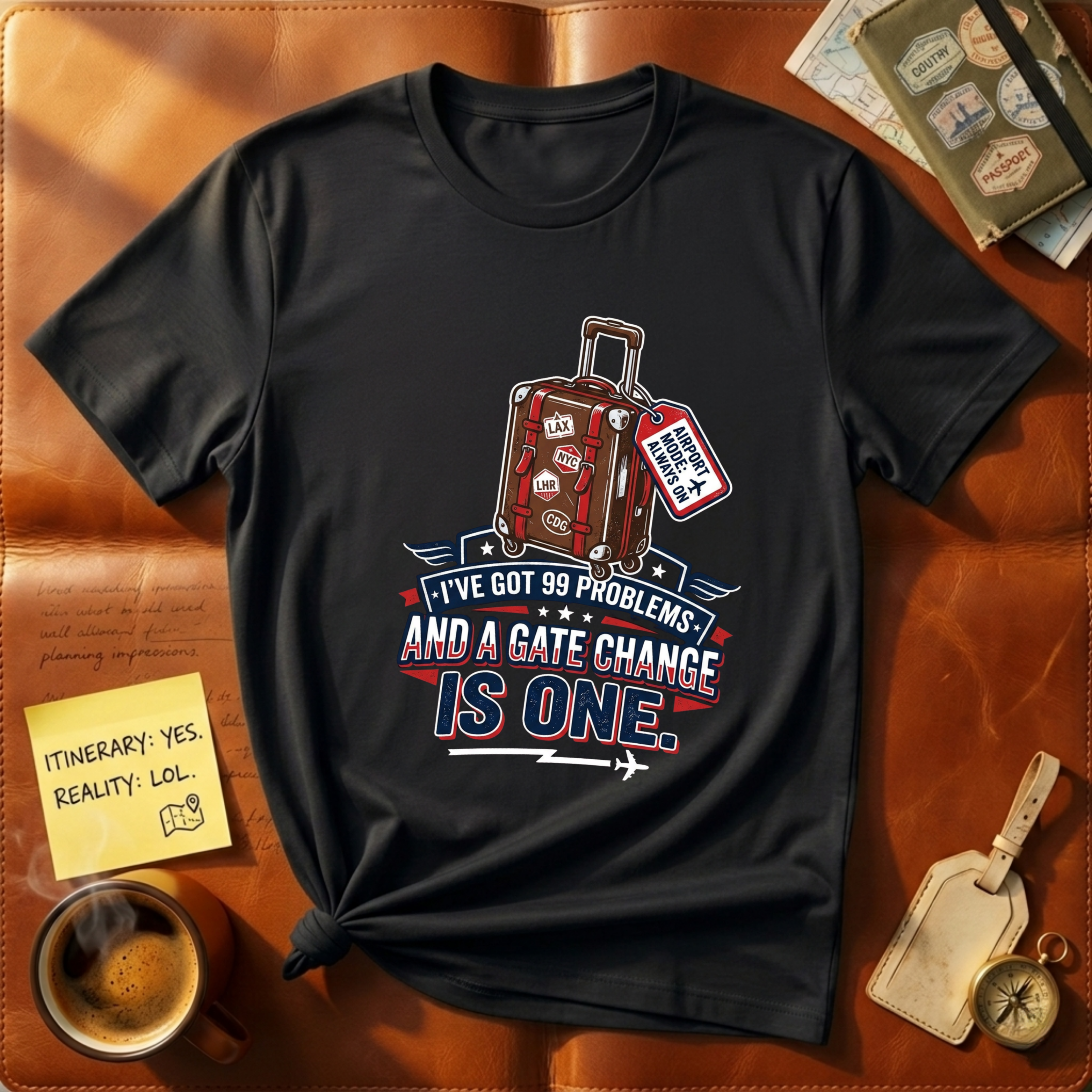 I’ve Got 99 Problems And A Gate Change Is One T-Shirt