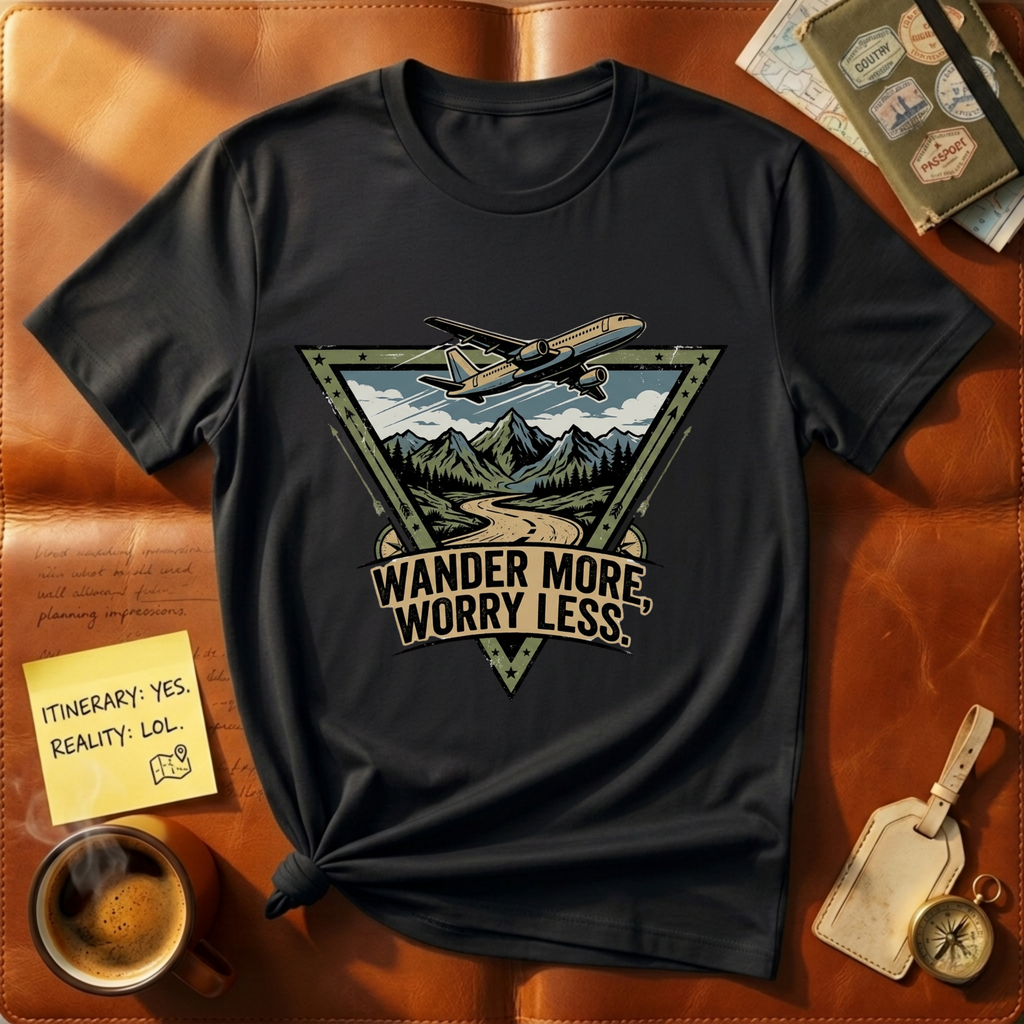 Wander More Worry Less T-Shirt