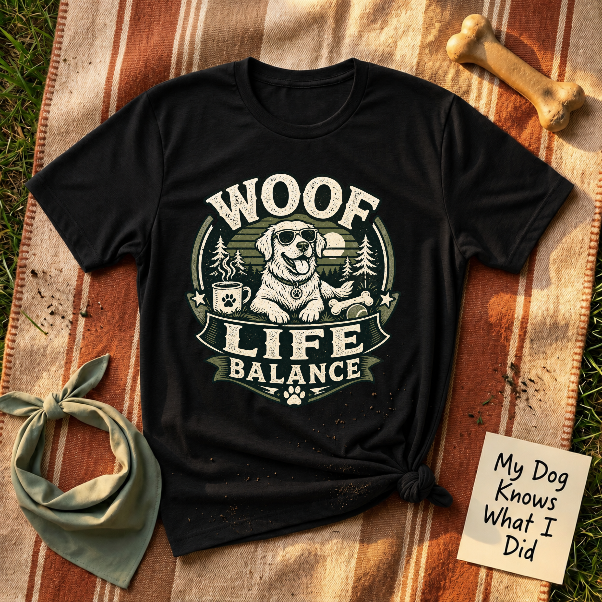Woof Life Balance T-Shirt