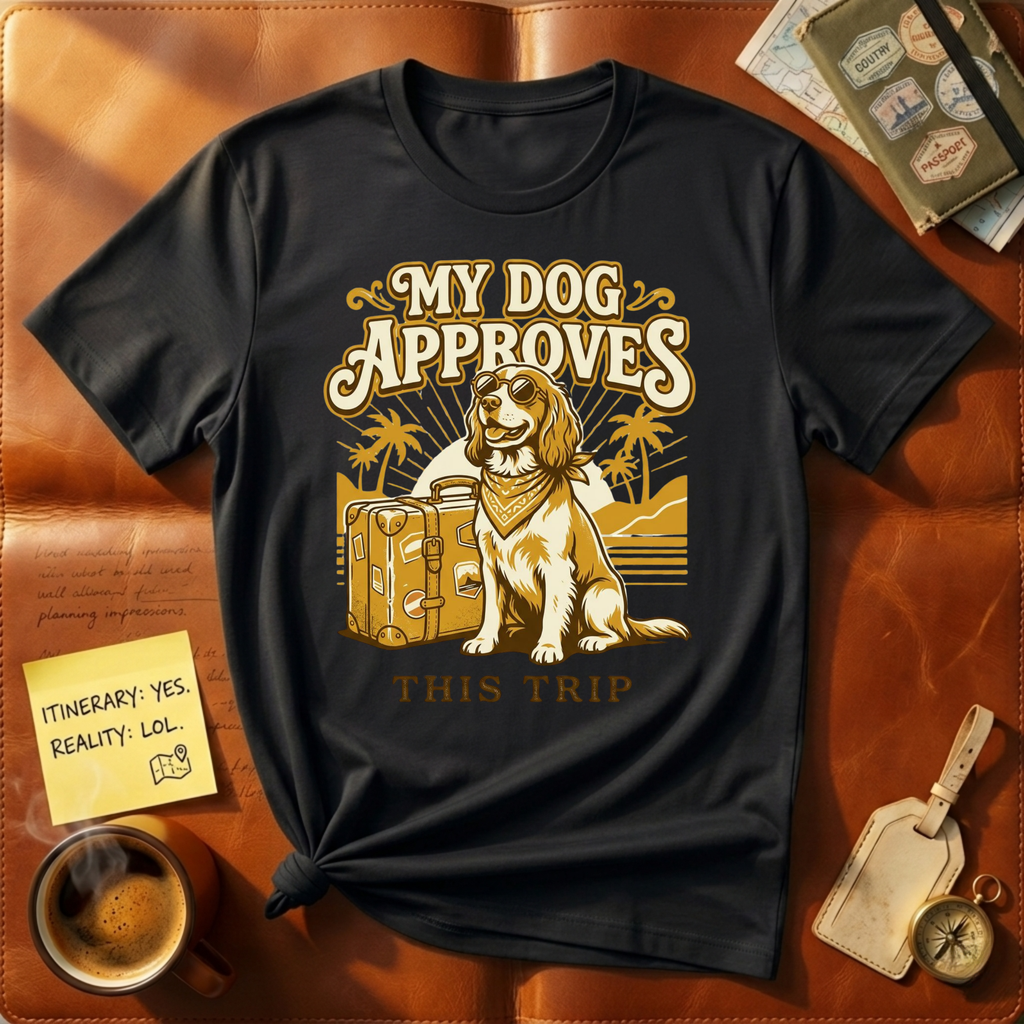 My Dog Approved This Trip T-Shirt