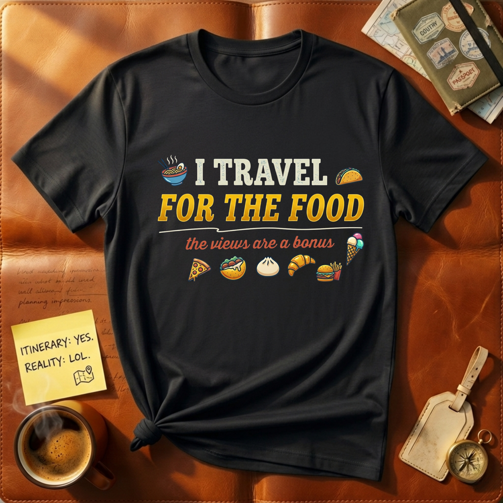 I Travel For The Food T-Shirt